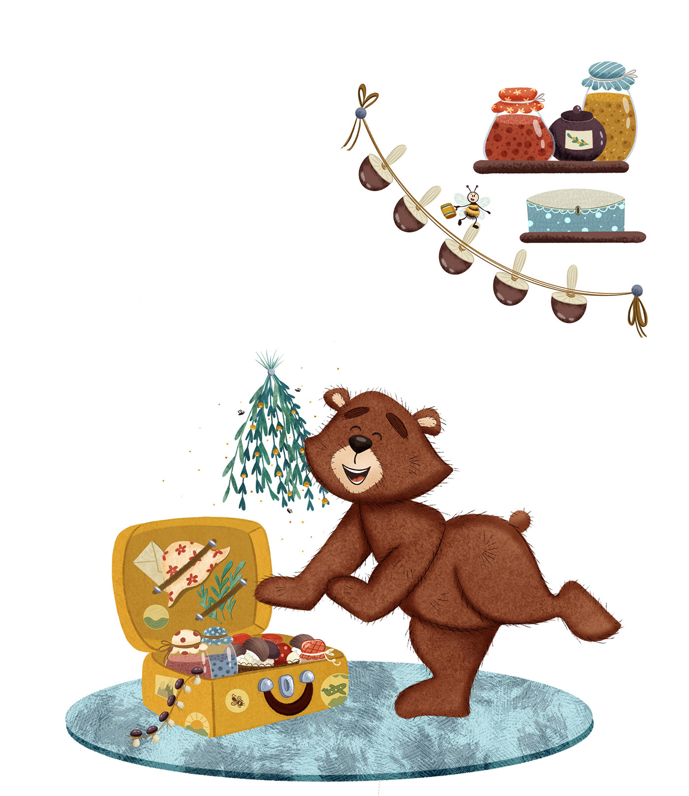 Children’s book (Brown and White) — Изображение №5 — Иллюстрация на Dprofile