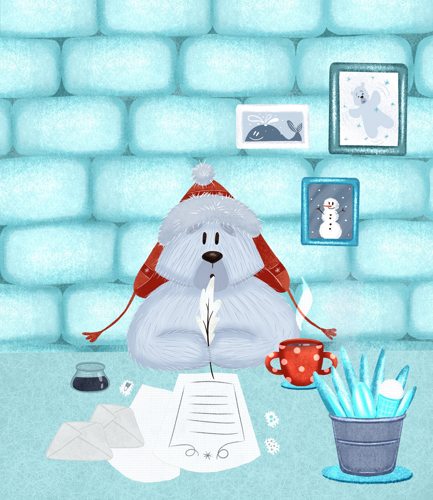 Children’s book (Brown and White) — Изображение №2 — Иллюстрация на Dprofile