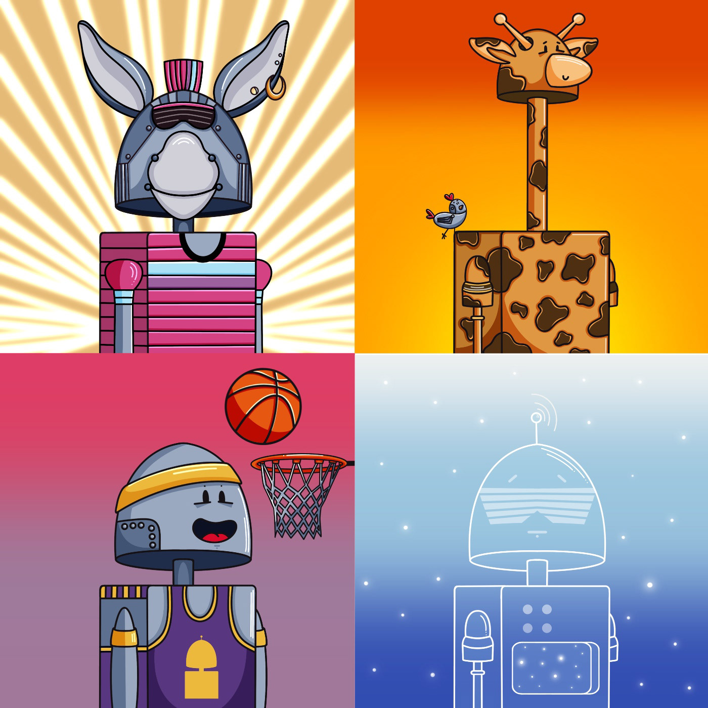 Коллекция “Kubots” — Изображение №22 — Иллюстрация на Dprofile