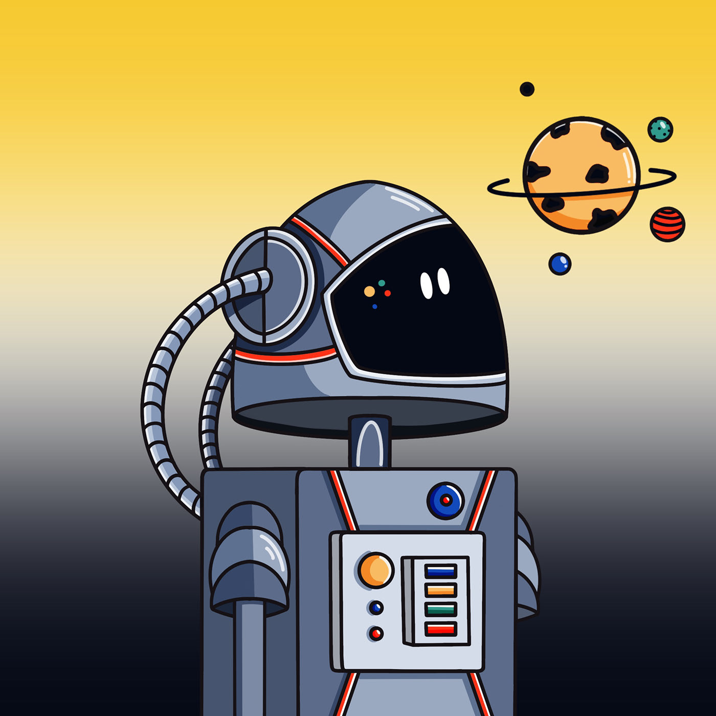 Коллекция “Kubots” — Изображение №12 — Иллюстрация на Dprofile
