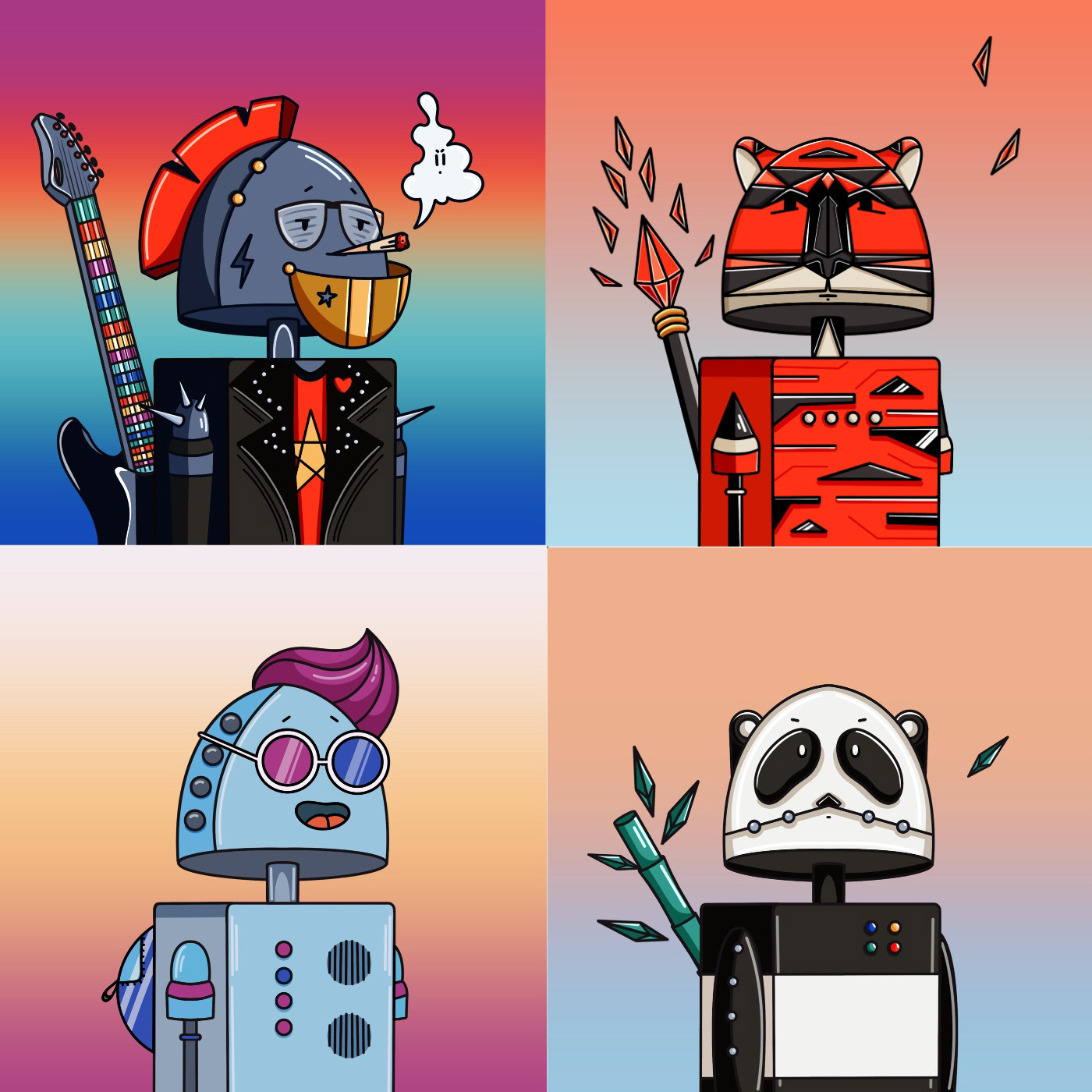 Коллекция “Kubots” — Изображение №20 — Иллюстрация на Dprofile
