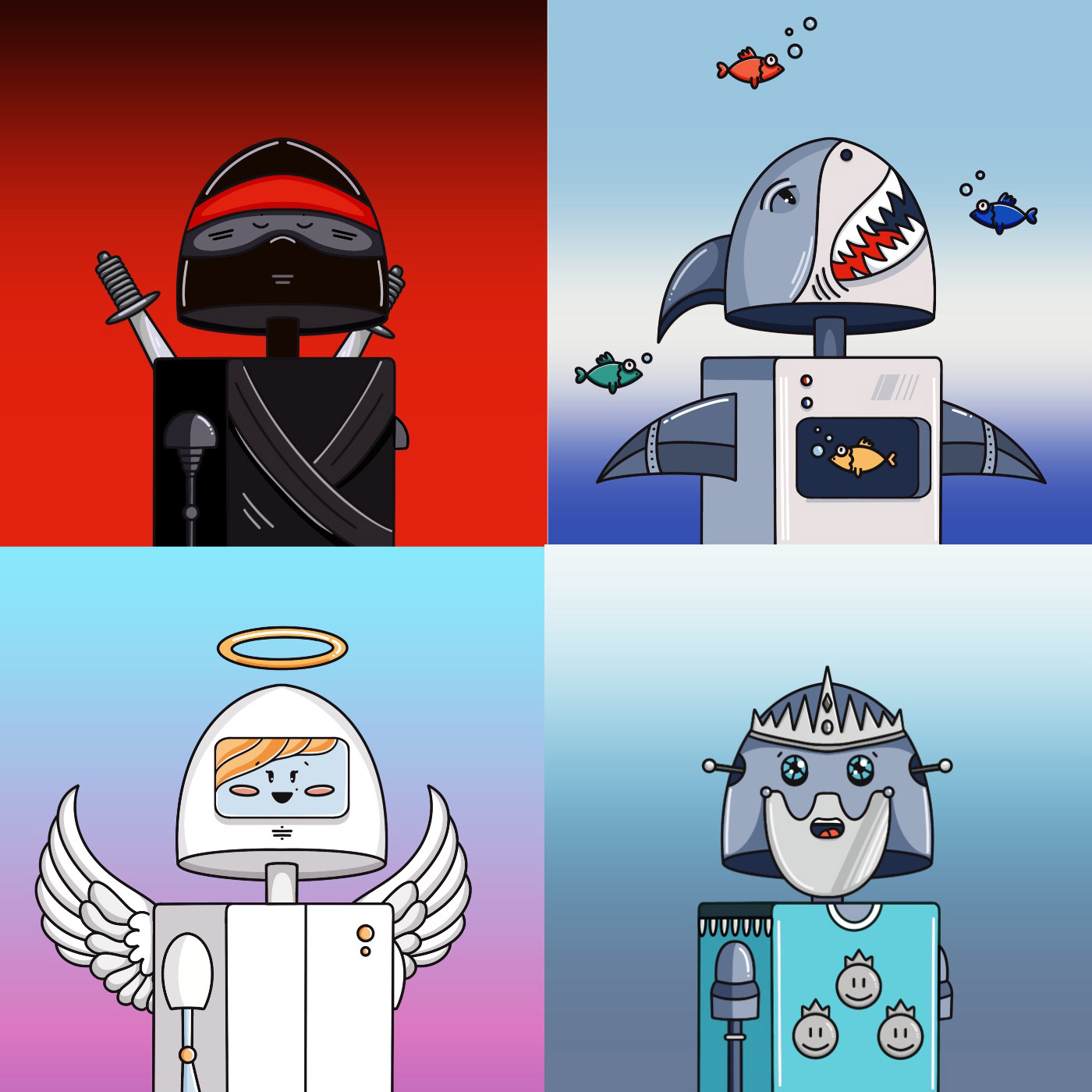 Коллекция “Kubots” — Изображение №18 — Иллюстрация на Dprofile
