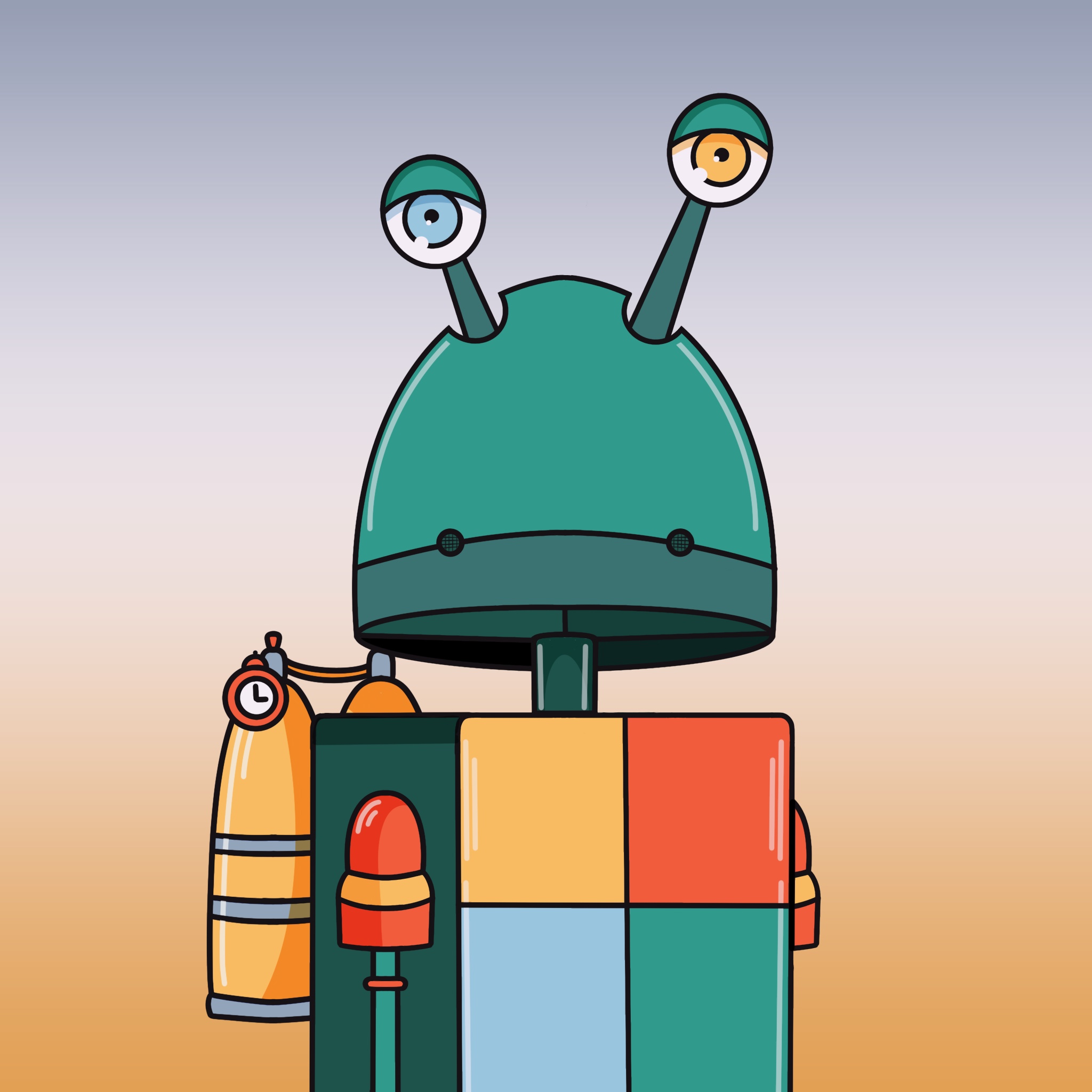 Коллекция “Kubots” — Изображение №27 — Иллюстрация на Dprofile
