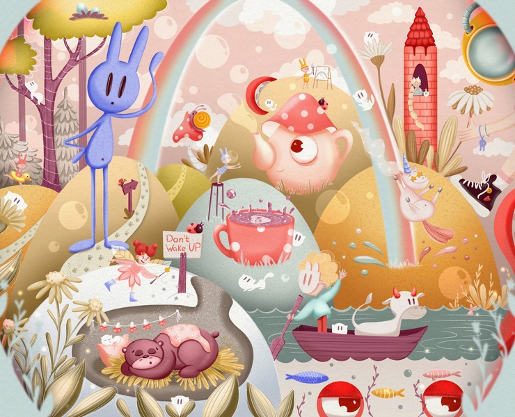 «Мой сон» Серия иллюстраций — Иллюстрация на Dprofile