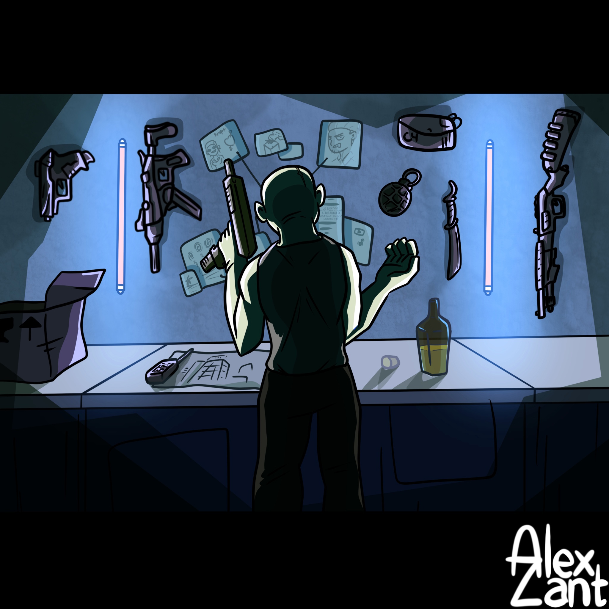 Концепт-арт  "В удивительном мире кино". — Изображение №4 — Иллюстрация на Dprofile