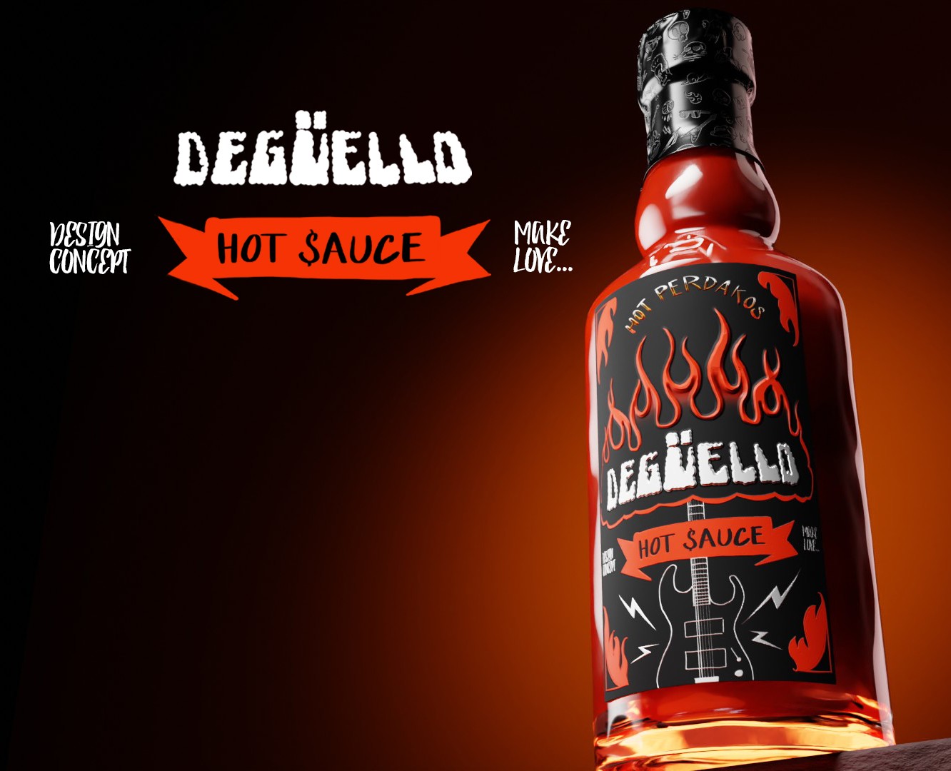 DEGUELLO / HOT SAUCE — 3D, Анимация на Dprofile