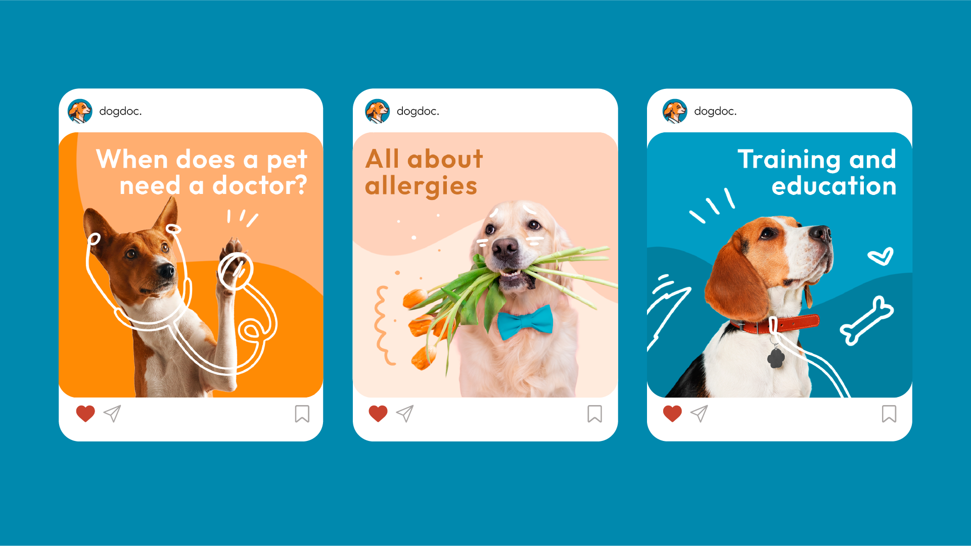 dogdoc. | логотип для ветеринарной клиники — Изображение №14 — Брендинг, Анимация на Dprofile