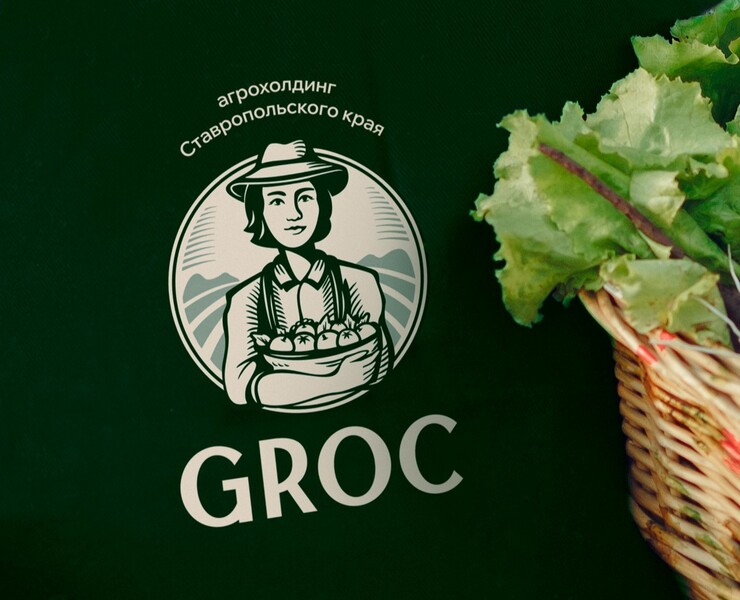GROC агрохолдинг — Брендинг, Иллюстрация на Dprofile