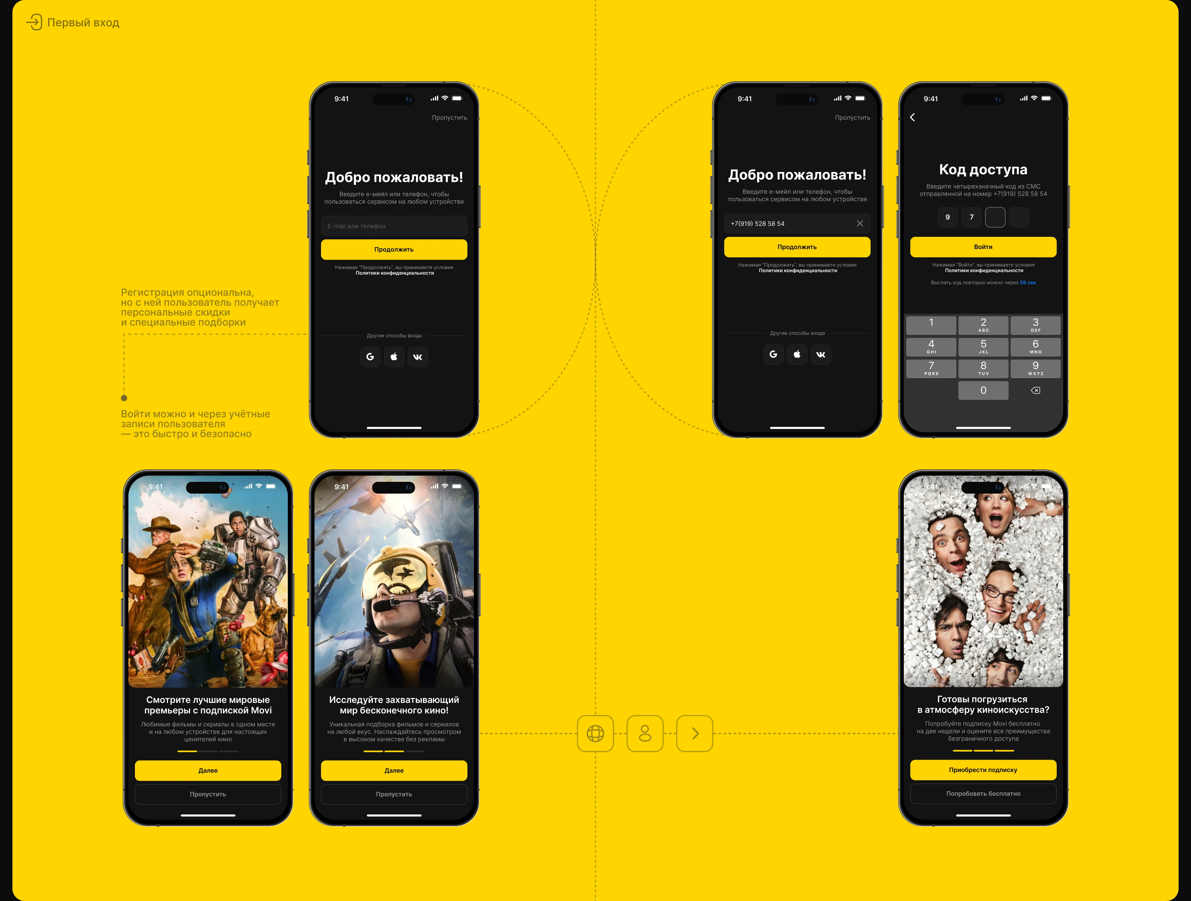MOVI | mobile app — Изображение №8 — Интерфейсы на Dprofile