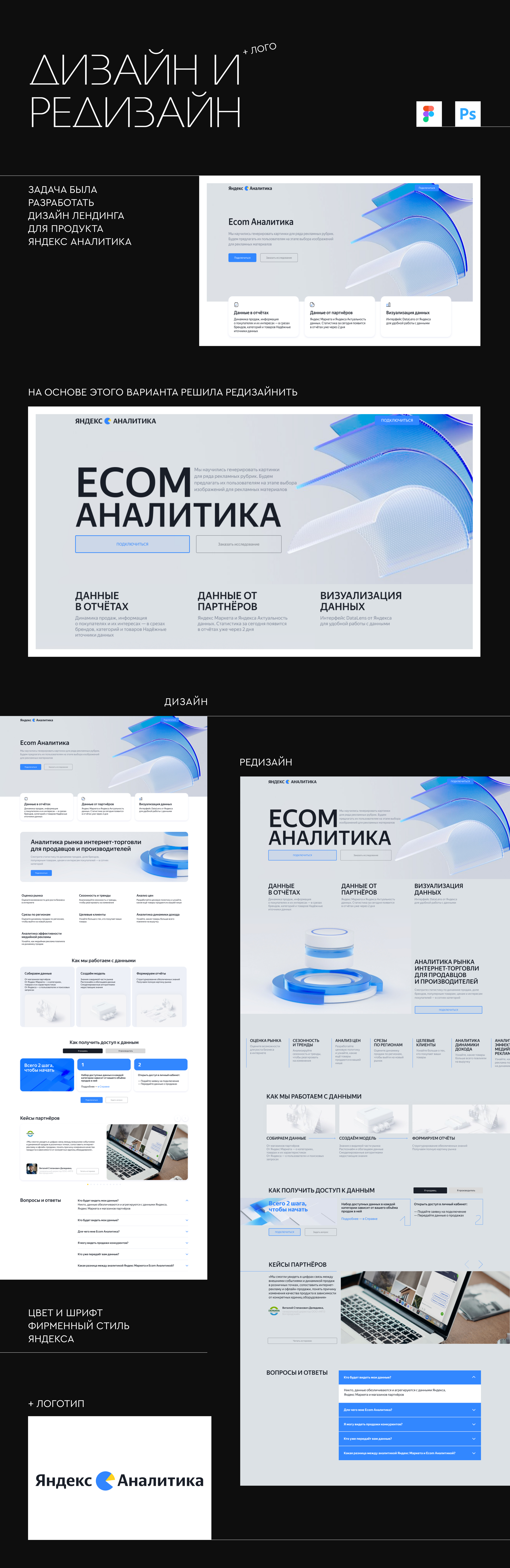 Landing design. +Redesign +Logo — Изображение №1 — Графика, Интерфейсы на Dprofile