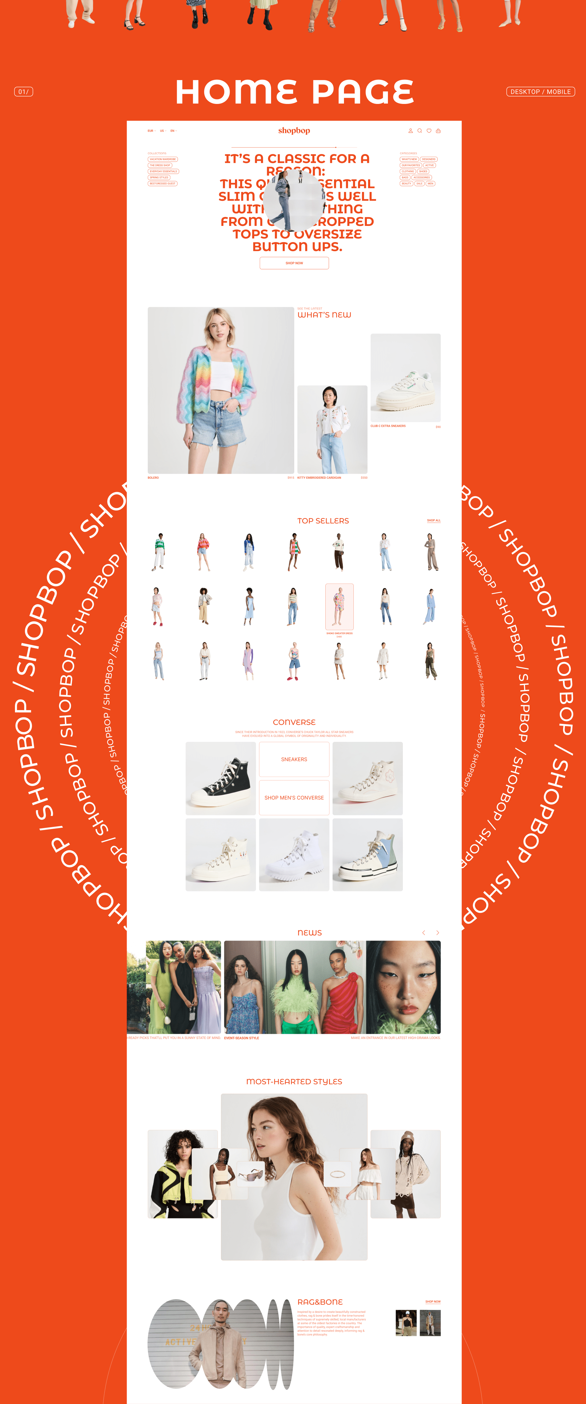 SHOPBOP | E-COMMERCE REDESIGN — Изображение №2 — Интерфейсы на Dprofile