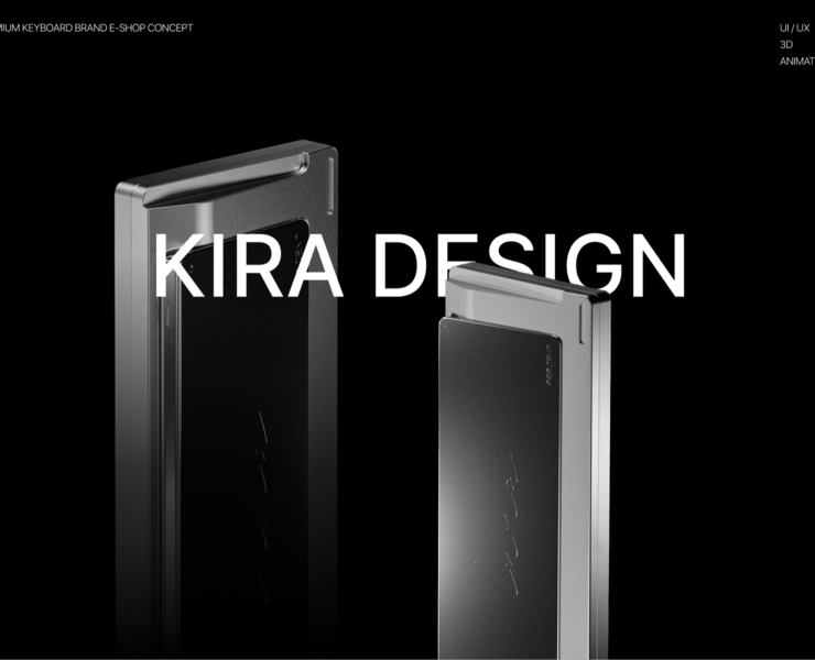 KIRA DESIGN | Niche Keyboard Brand — Интерфейсы, 3D на Dprofile