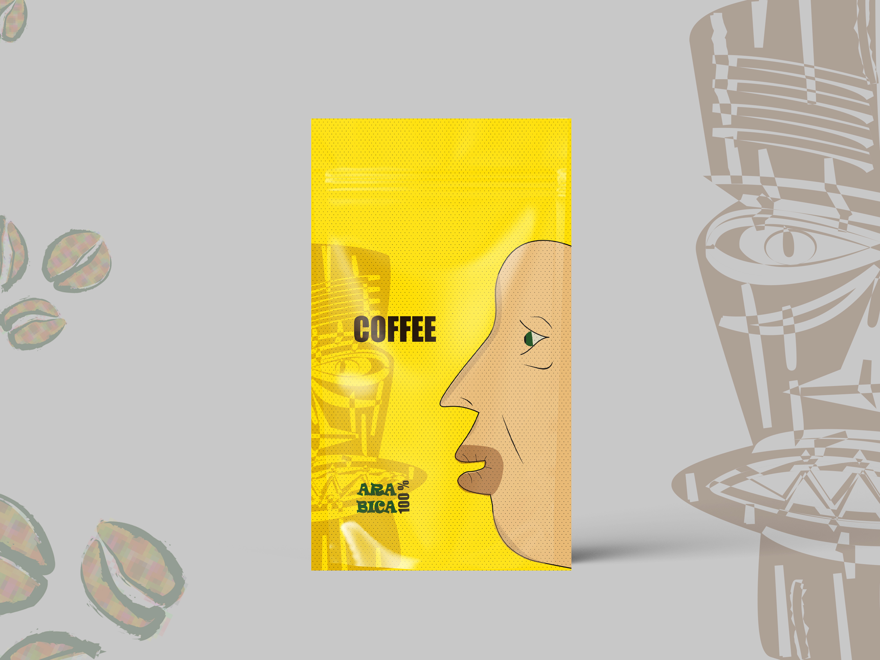 Упаковка кофе. — Изображение №1 — Интерфейсы, Иллюстрация на Dprofile
