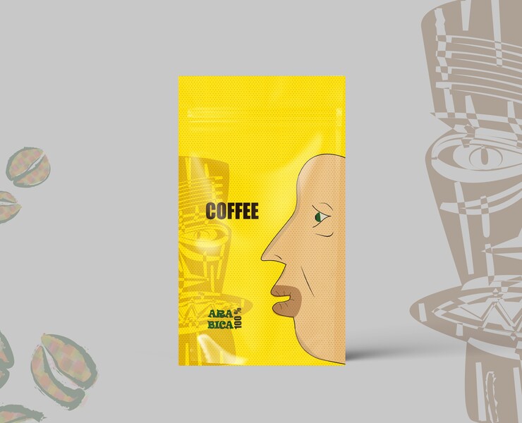Упаковка кофе. — Интерфейсы, Иллюстрация на Dprofile
