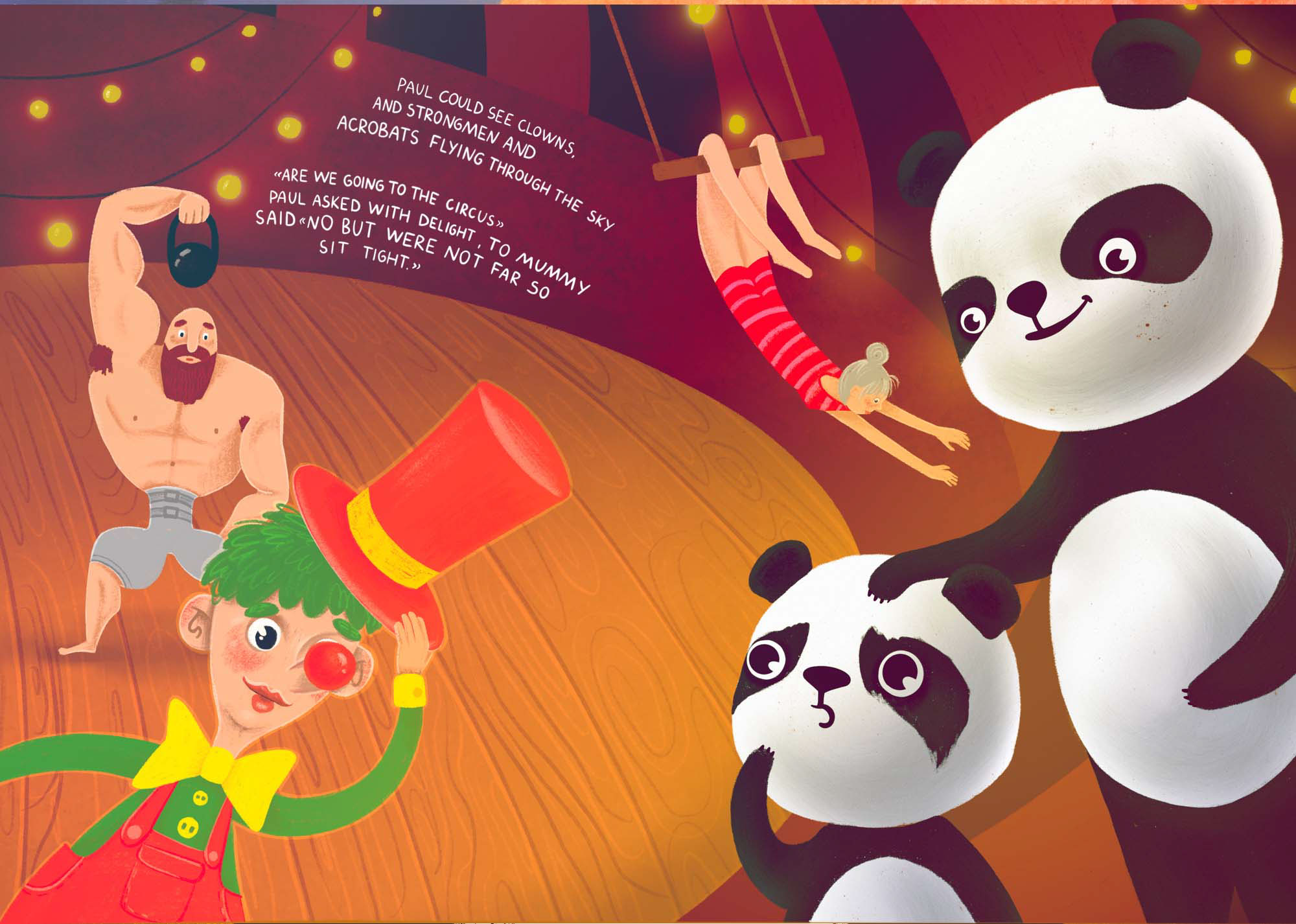 Иллюстрации для книжки Paul the Panda's Birthday Day Out — Изображение №4 — Иллюстрация на Dprofile