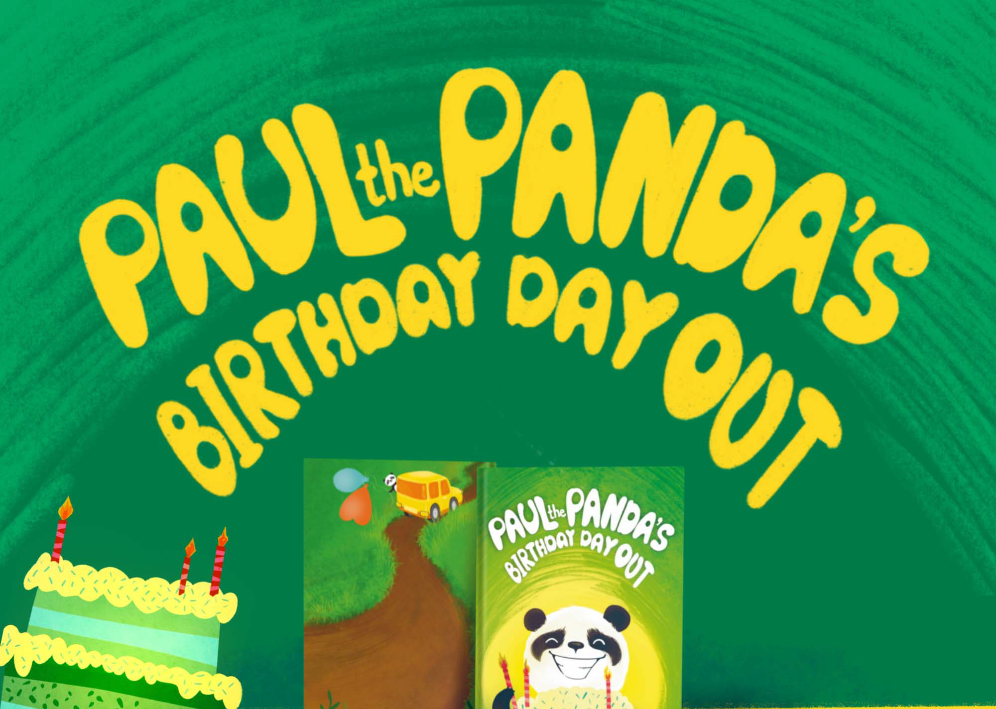 Иллюстрации для книжки Paul the Panda's Birthday Day Out — Изображение №1 — Иллюстрация на Dprofile