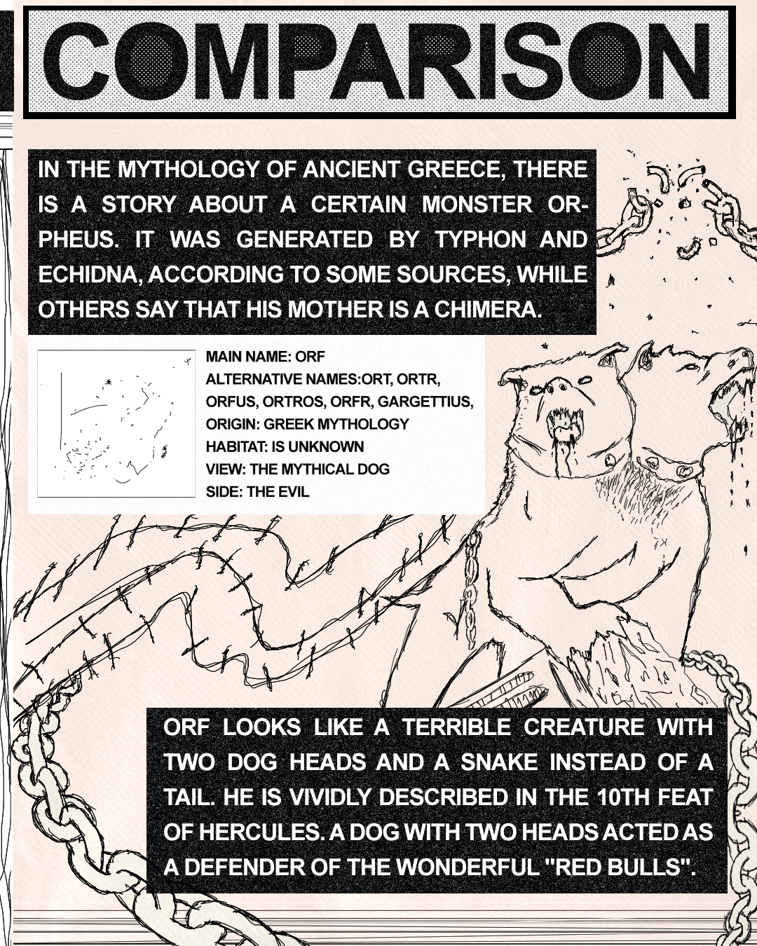 "a dog with two heads" — Изображение №3 — Иллюстрация, Графика на Dprofile