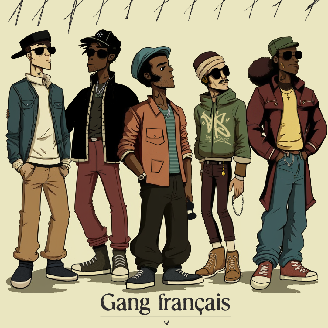 Gang français — Изображение №1 — Иллюстрация, Графика на Dprofile