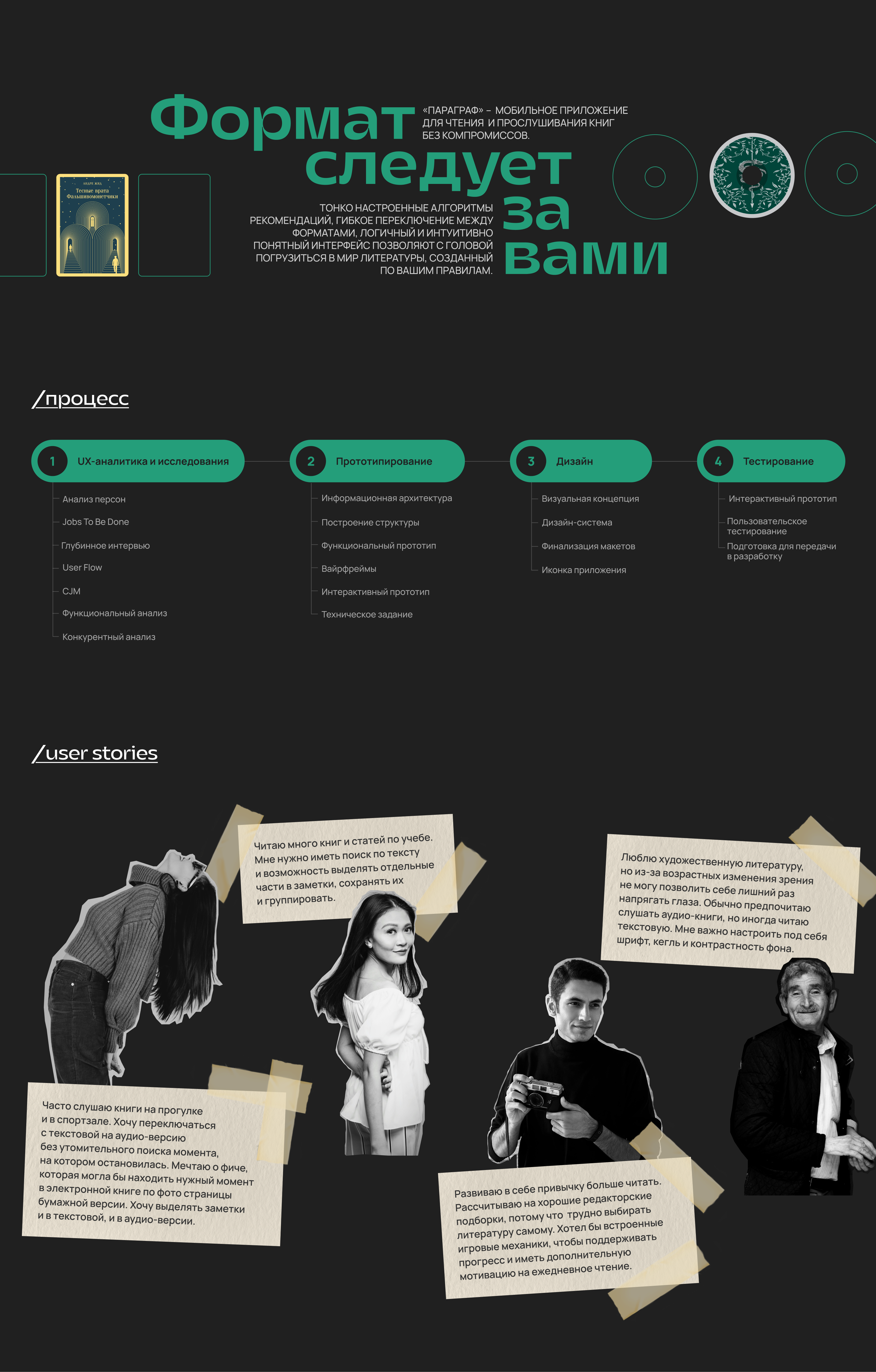 ПАРАГРАФ | Online books mobile app — Изображение №2 — Интерфейсы на Dprofile
