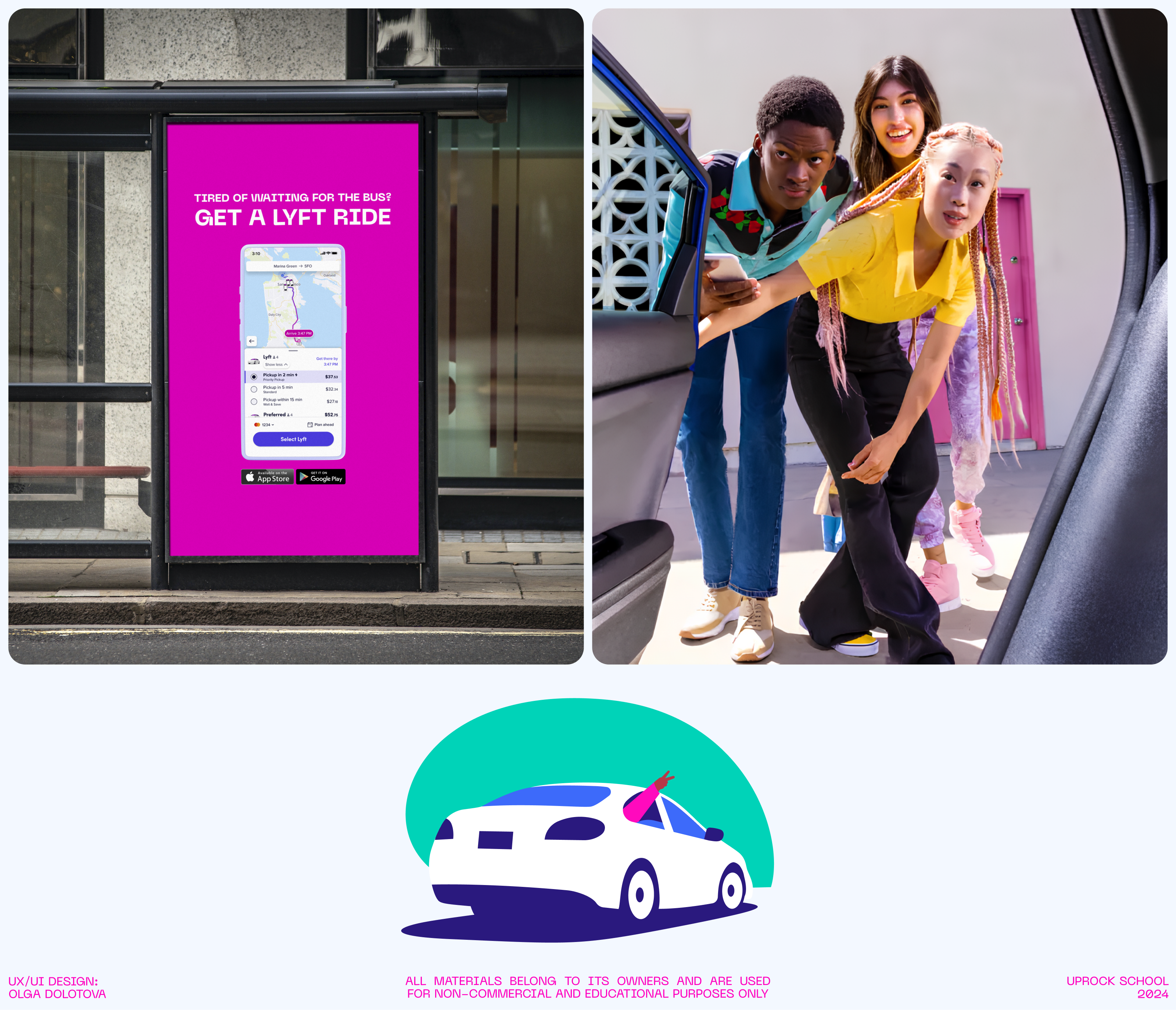 LYFT | Rider landing page redesign — Изображение №8 — Интерфейсы, Анимация на Dprofile