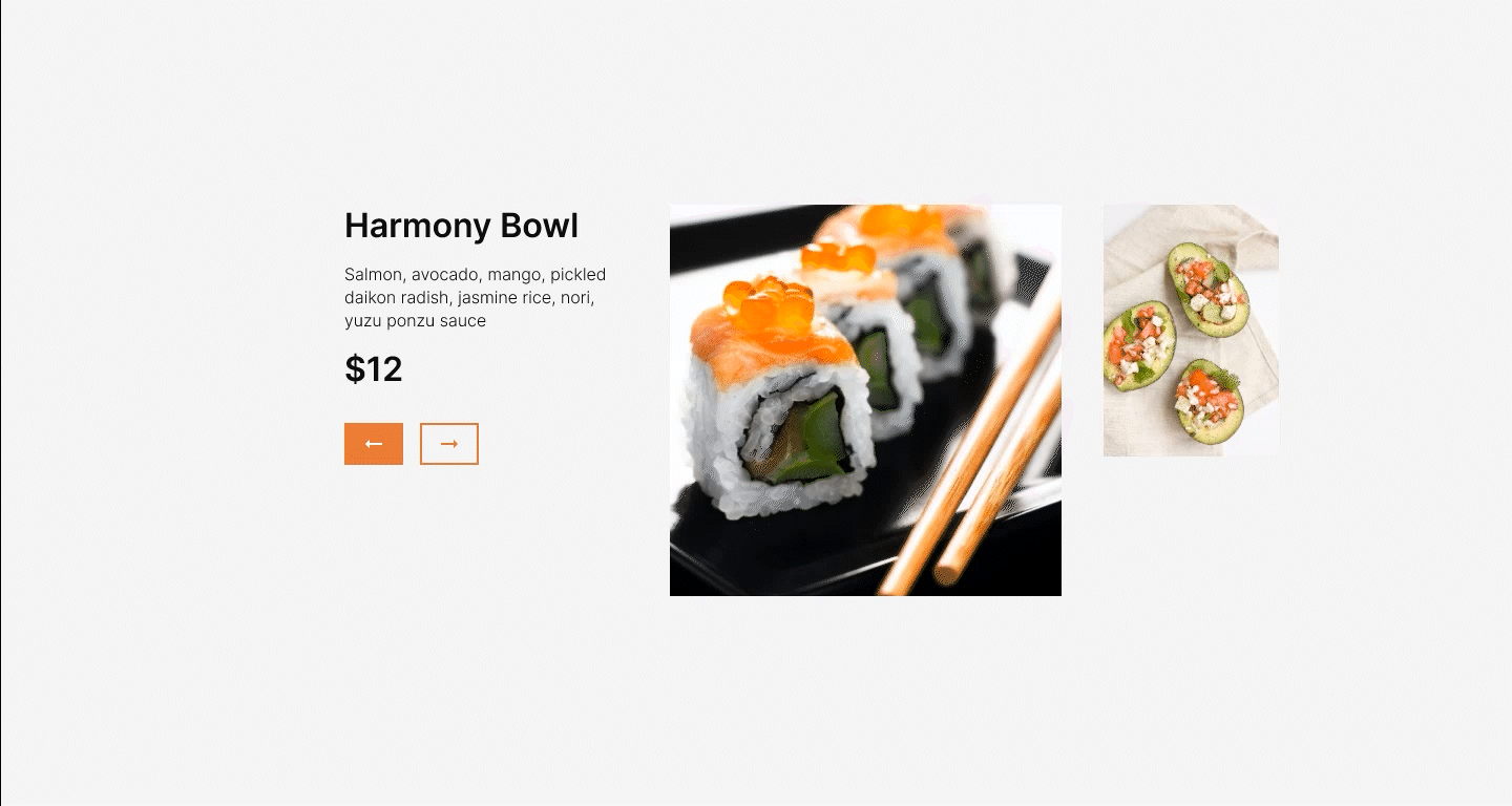 Landing page of restaurant fusion cusine — Изображение №6 — Интерфейсы на Dprofile