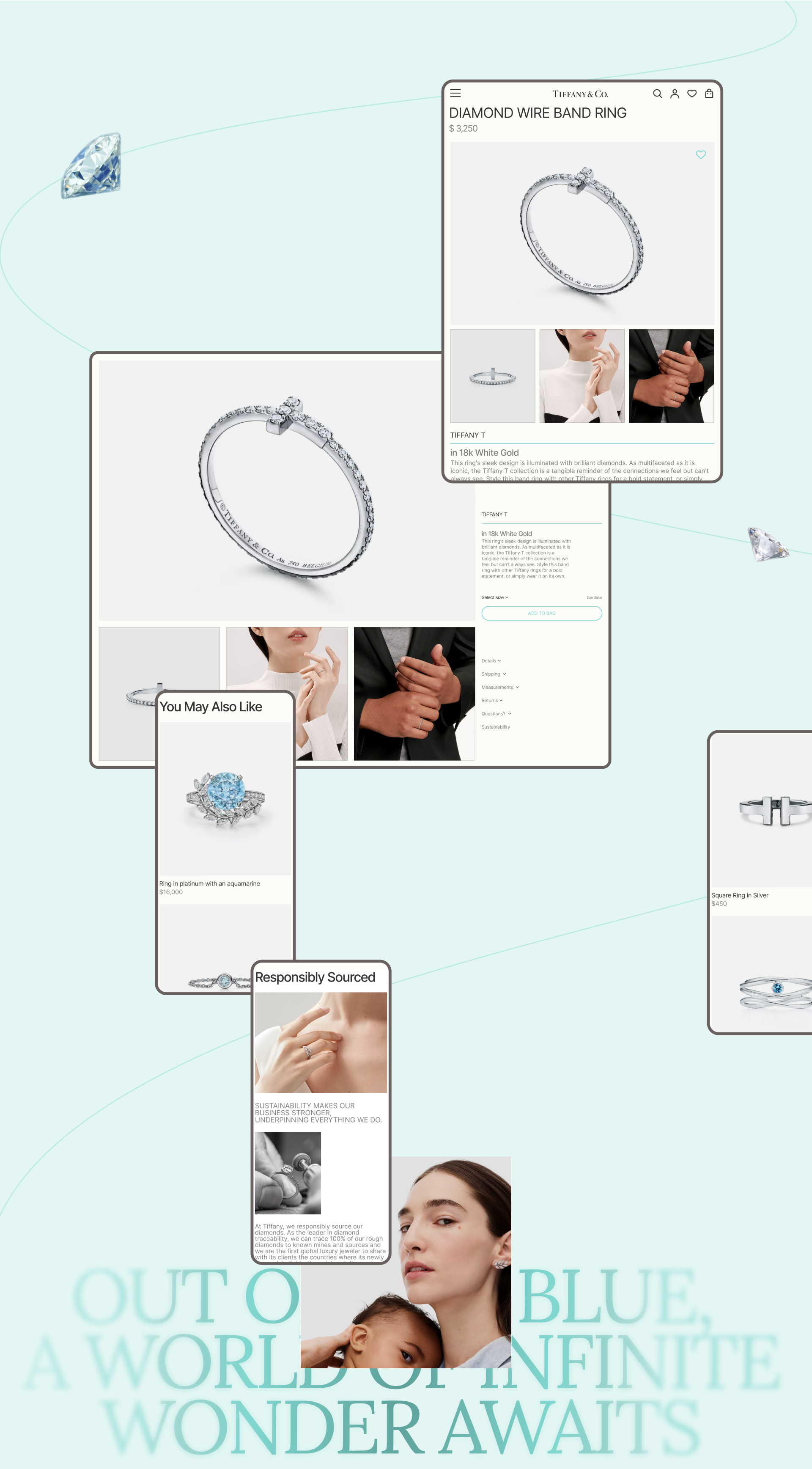 TIFFANY&Co | E-Commerce Website Redesign — Изображение №8 — Интерфейсы, Брендинг на Dprofile