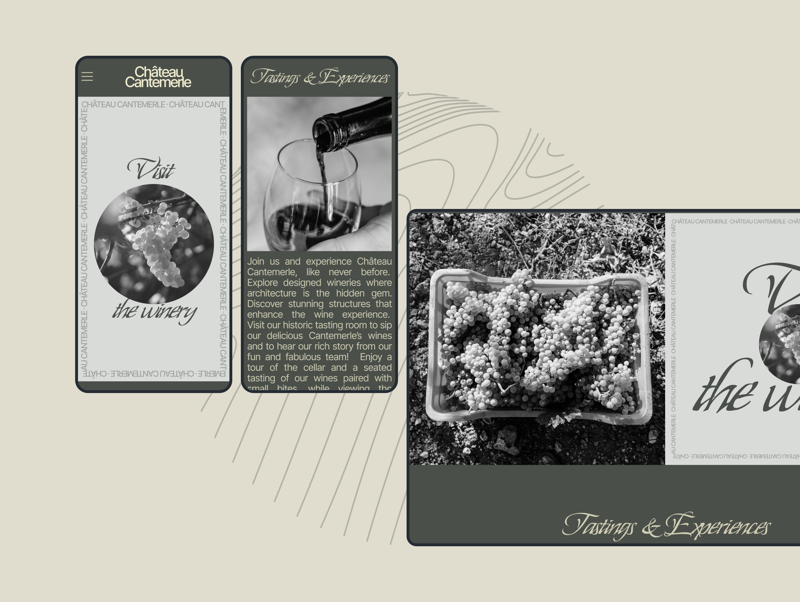 Château Cantemerle | Corporate Website Redesign — Изображение №8 — Интерфейсы на Dprofile