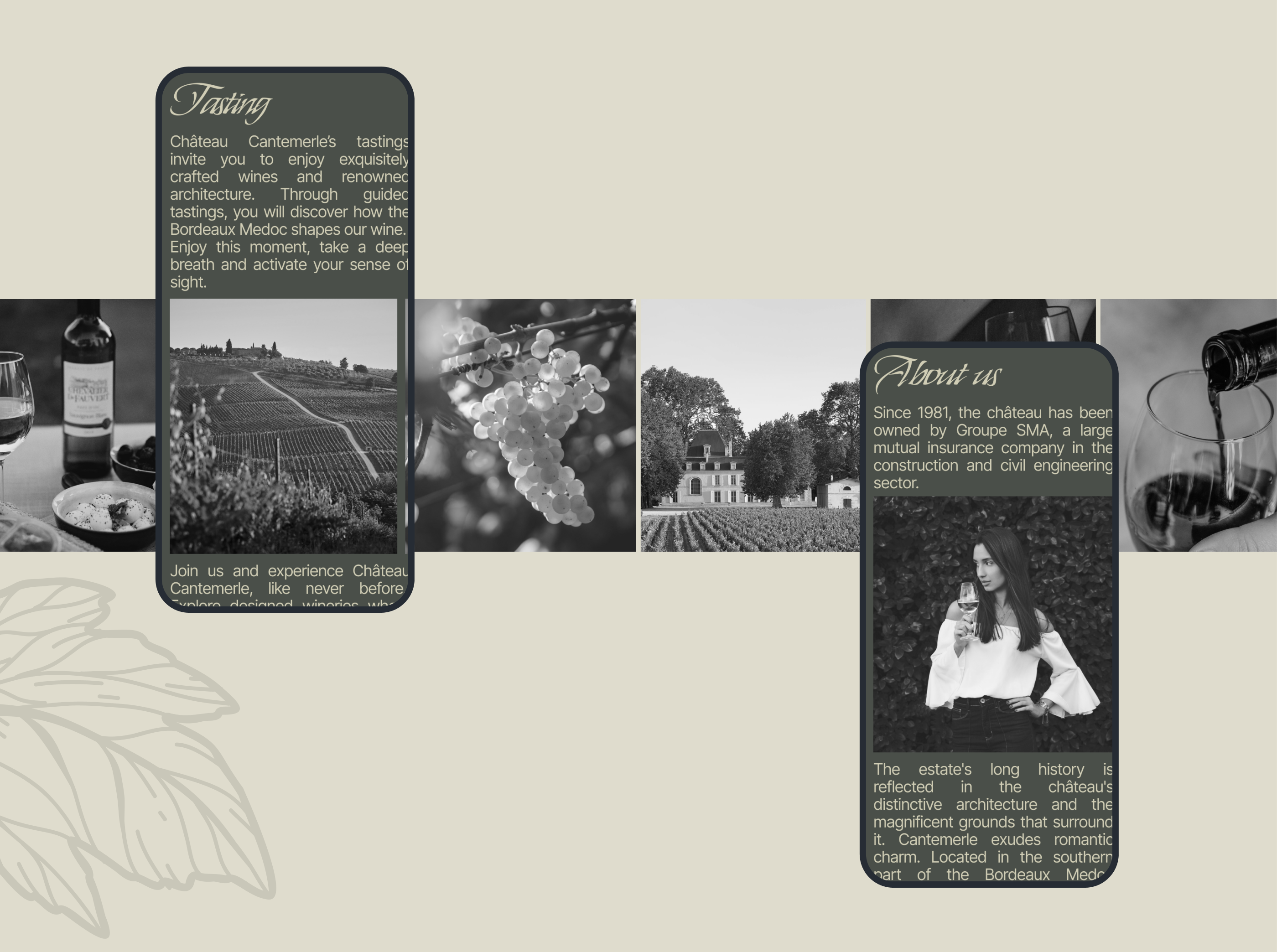 Château Cantemerle | Corporate Website Redesign — Изображение №4 — Интерфейсы на Dprofile