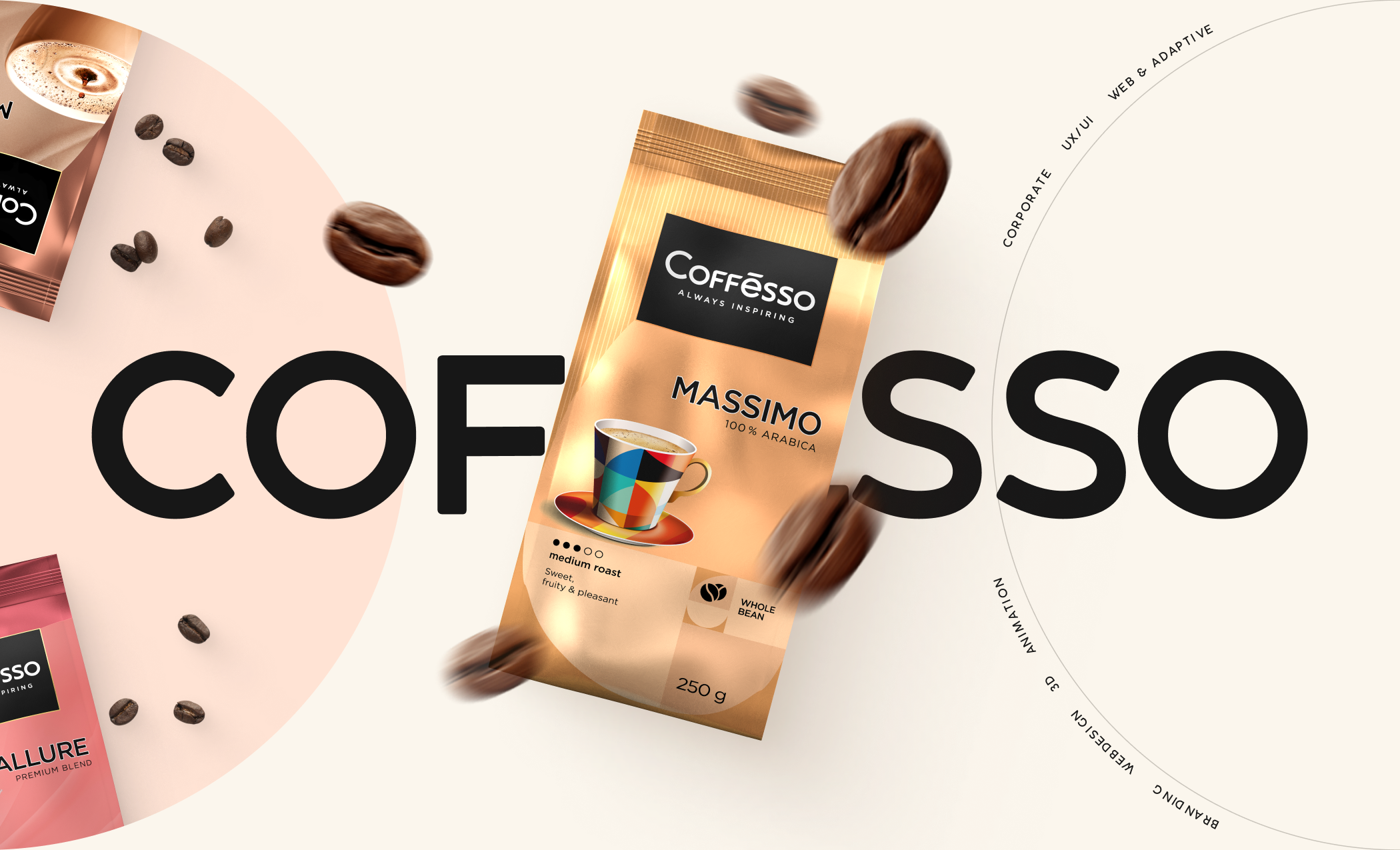 Coffesso - новый сайт для кофейного B2C бренда — Изображение №1 — Интерфейсы на Dprofile