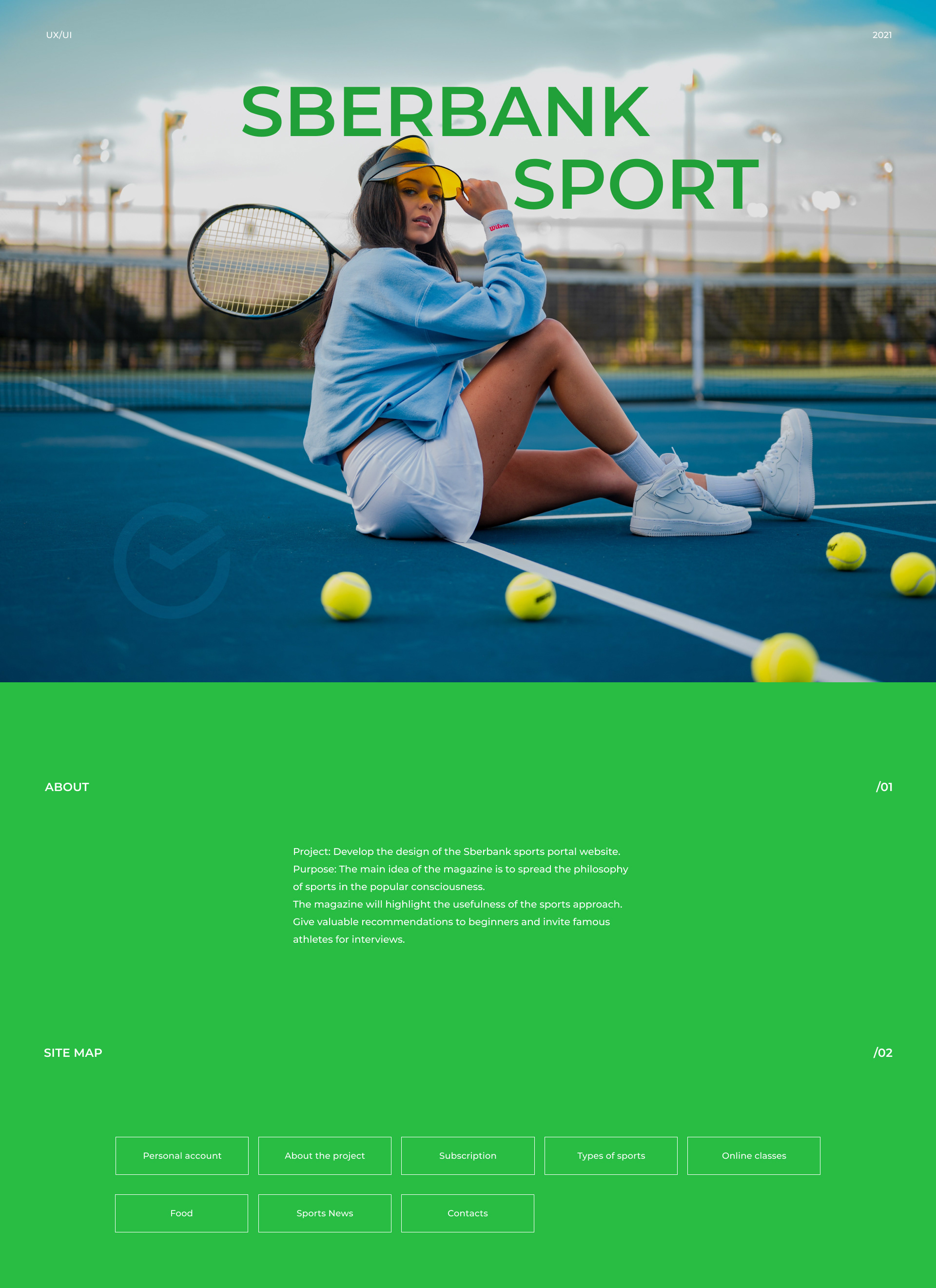 SBERBANK SPORT Sports magazine CONCEPT Web design UX/UI — Изображение №1 — Интерфейсы на Dprofile