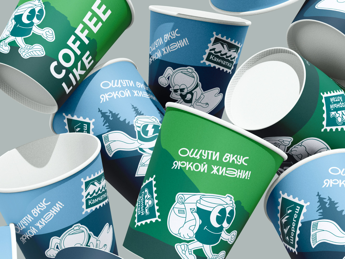 COFFEE LIKE / package design — Изображение №5 — Брендинг, Иллюстрация на Dprofile