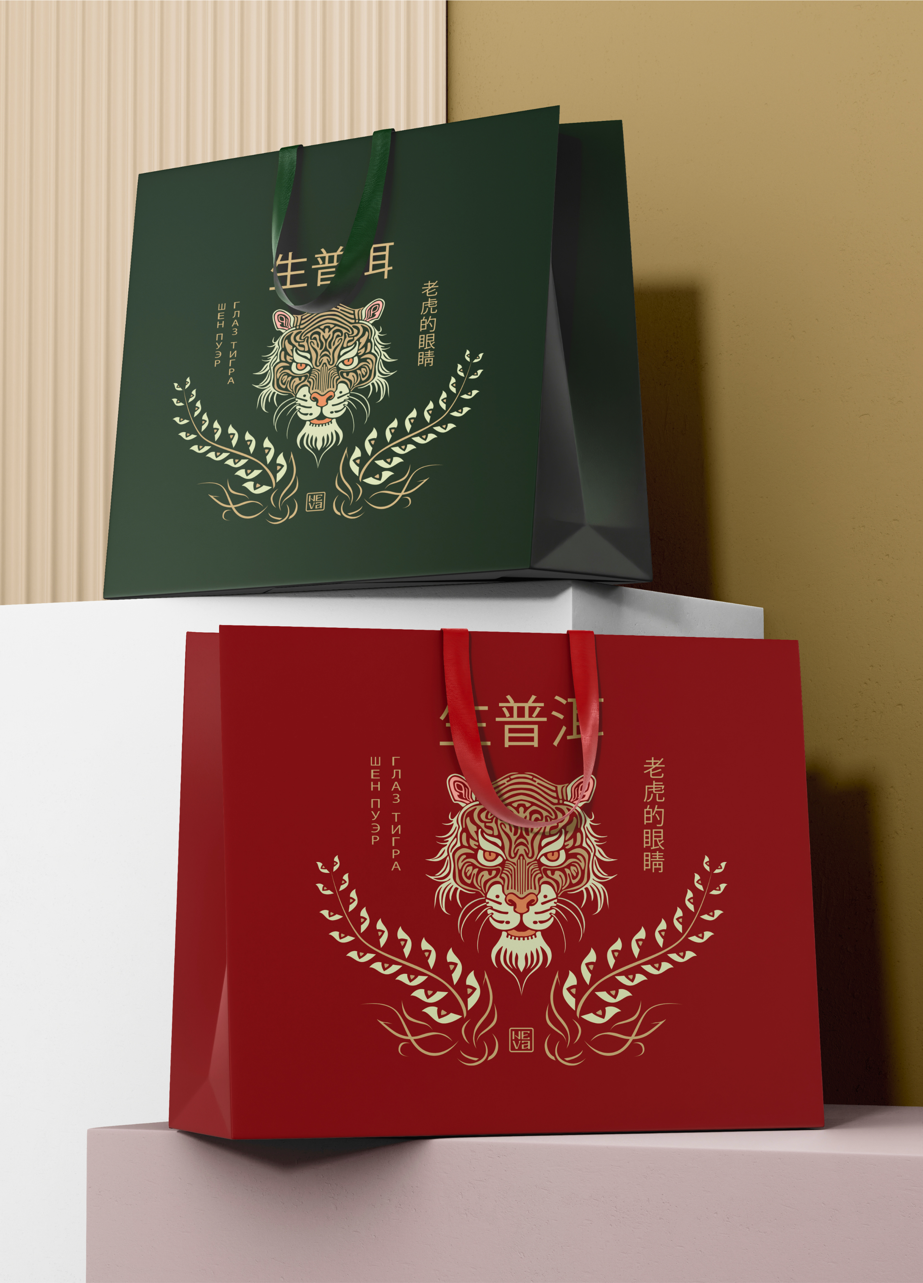 Упаковка чая «Глаз тигра» и «Тень короля» — Изображение №16 — Брендинг, Иллюстрация на Dprofile