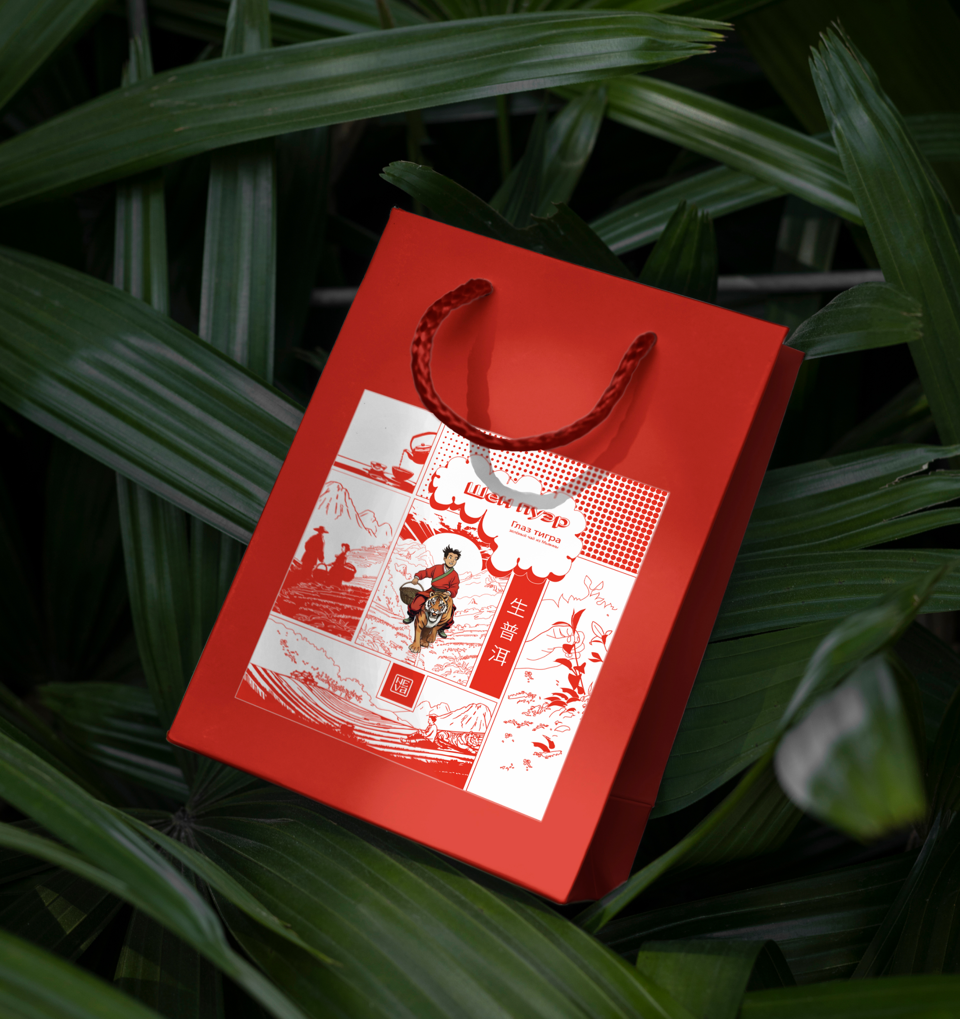 Упаковка чая «Глаз тигра» и «Тень короля» — Изображение №9 — Брендинг, Иллюстрация на Dprofile