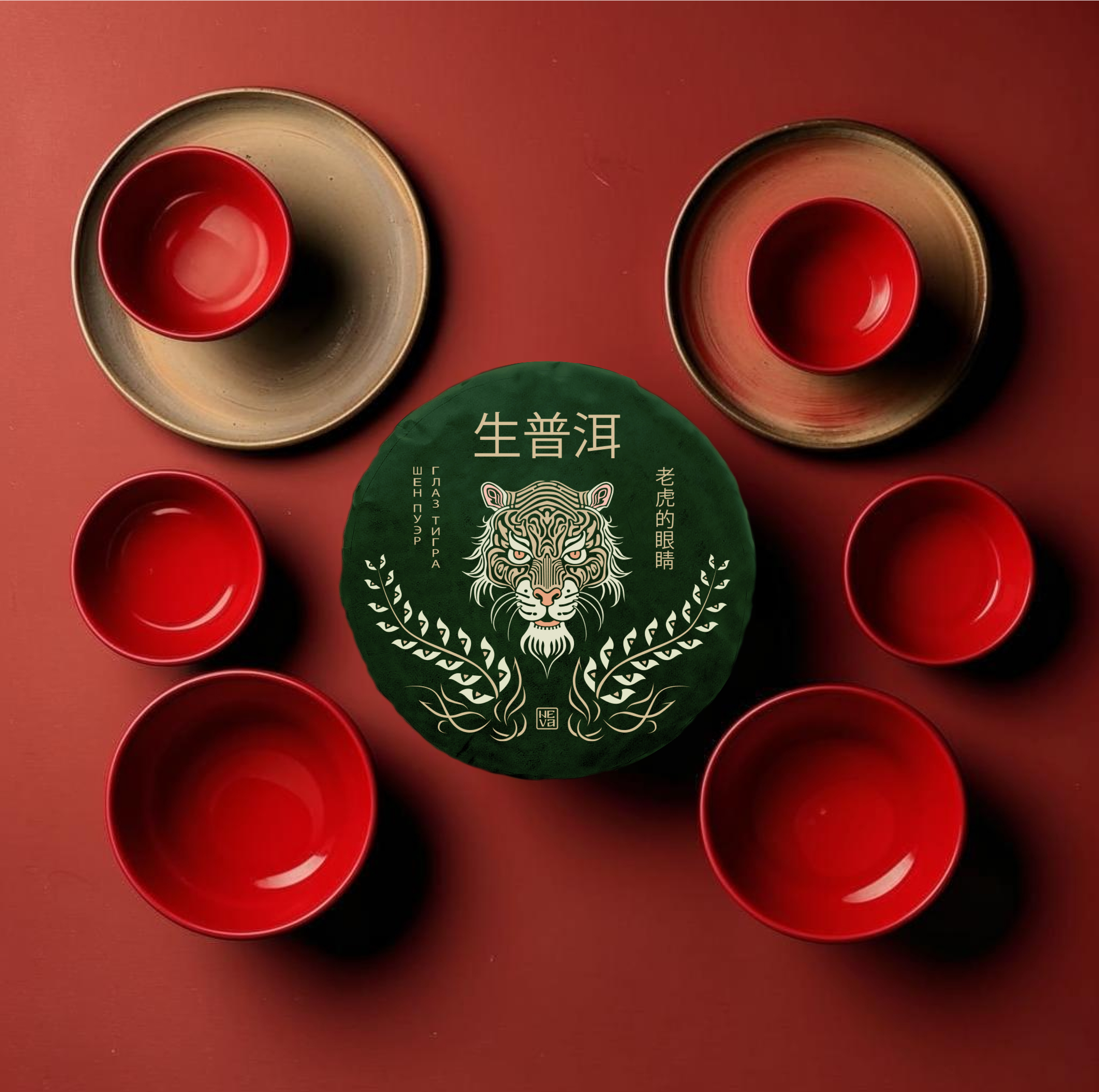 Упаковка чая «Глаз тигра» и «Тень короля» — Изображение №15 — Брендинг, Иллюстрация на Dprofile