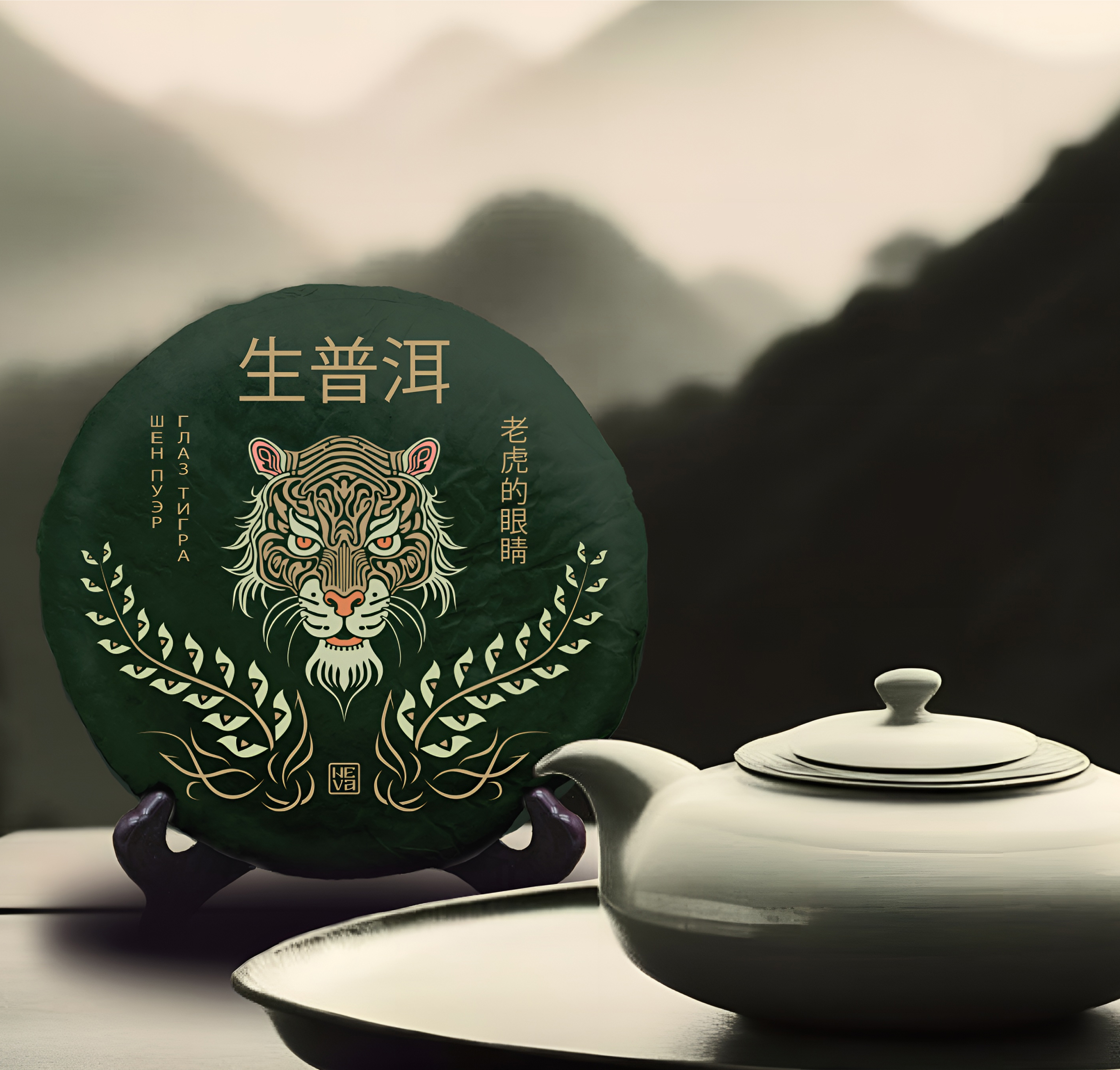 Упаковка чая «Глаз тигра» и «Тень короля» — Изображение №13 — Брендинг, Иллюстрация на Dprofile