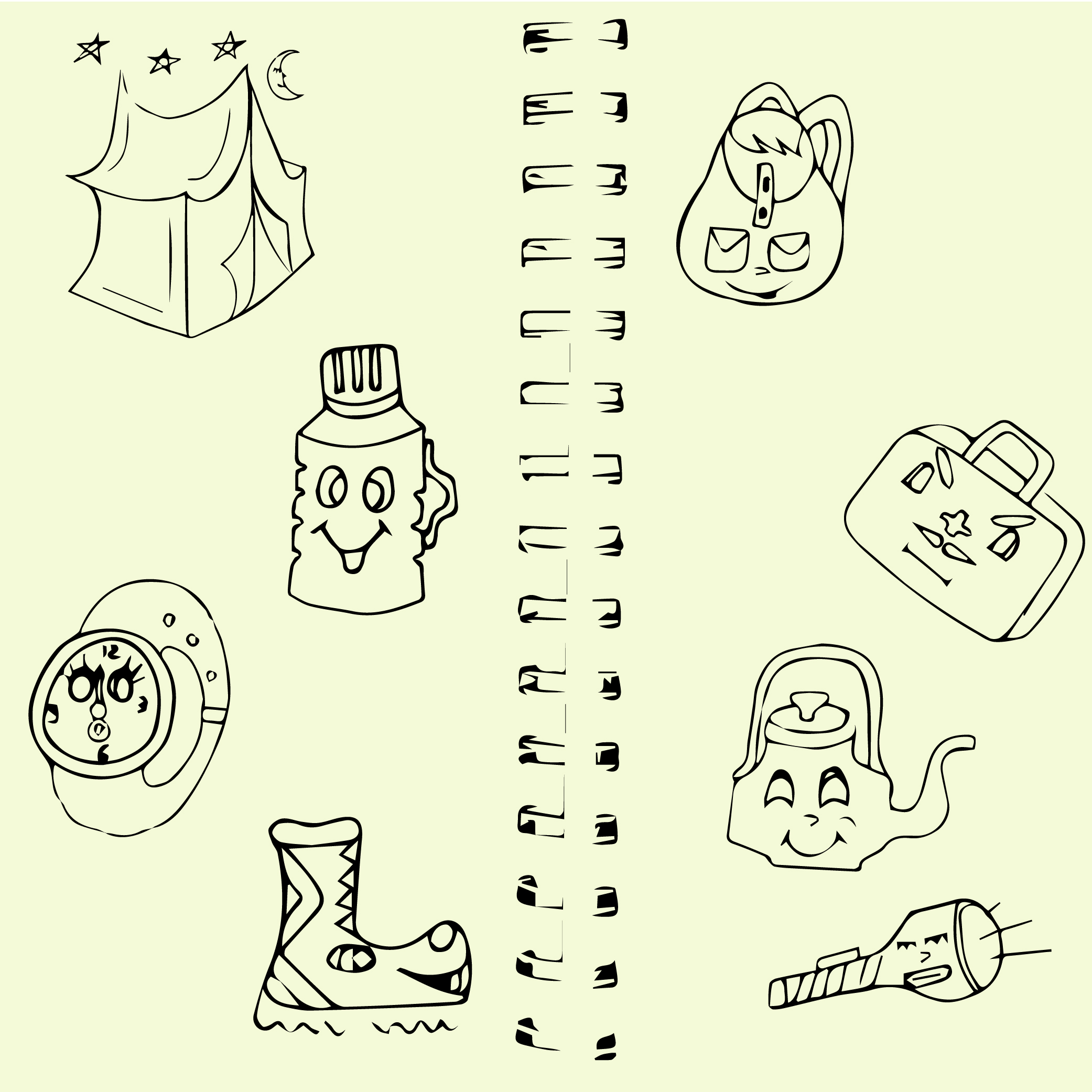 Travel sticker pack/ Сет стикеров "Путешествие" — Изображение №1 — Интерфейсы, Графика на Dprofile