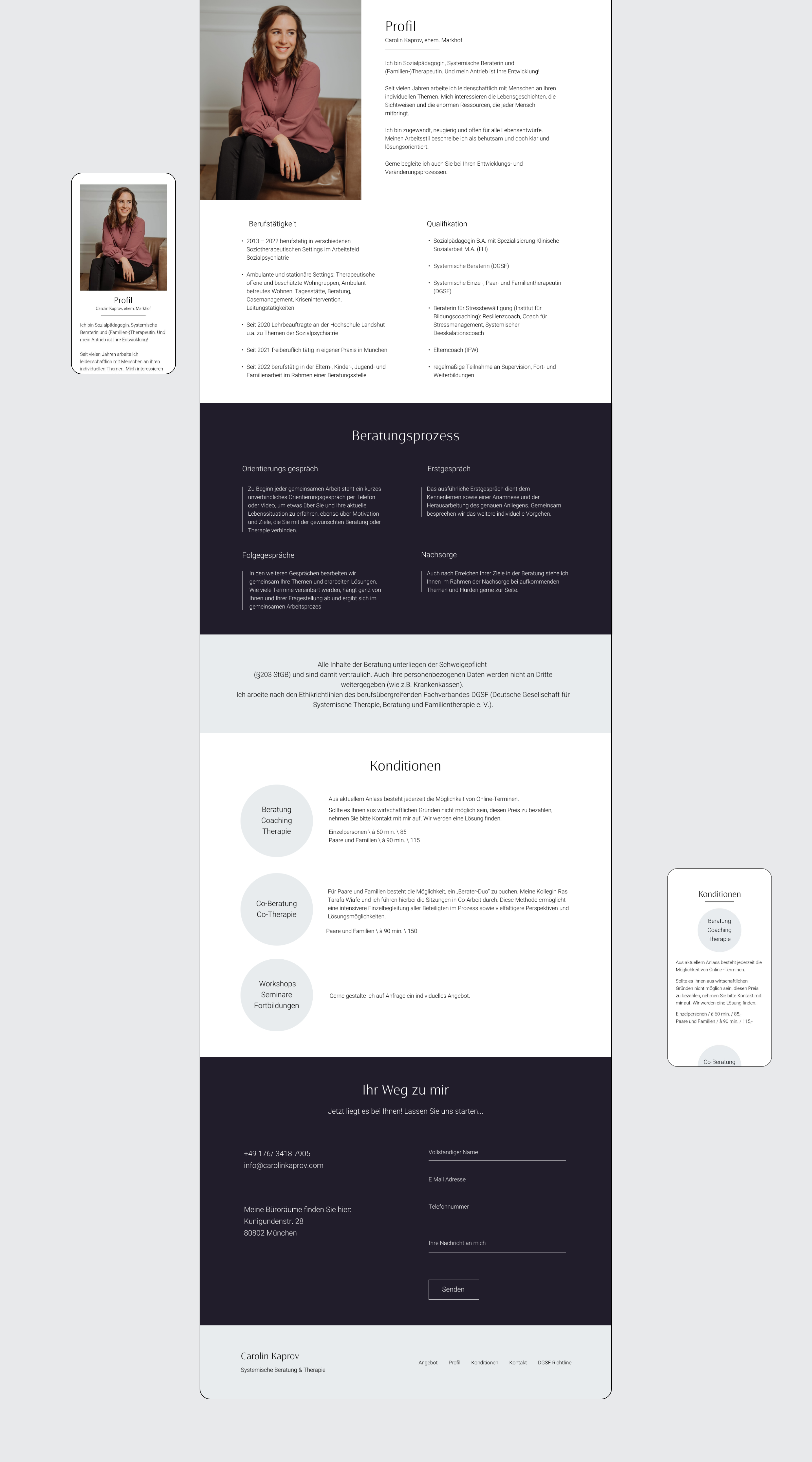 Psychologist landing page — Изображение №7 — Интерфейсы на Dprofile