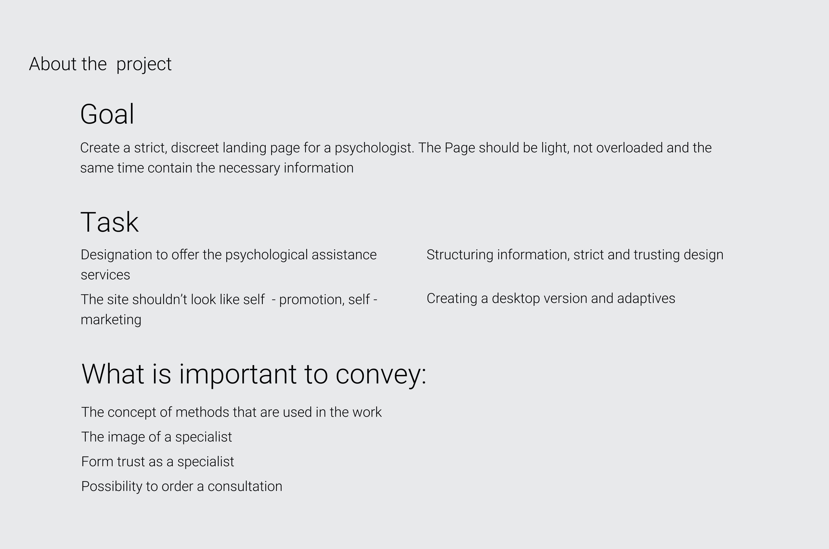 Psychologist landing page — Изображение №2 — Интерфейсы на Dprofile