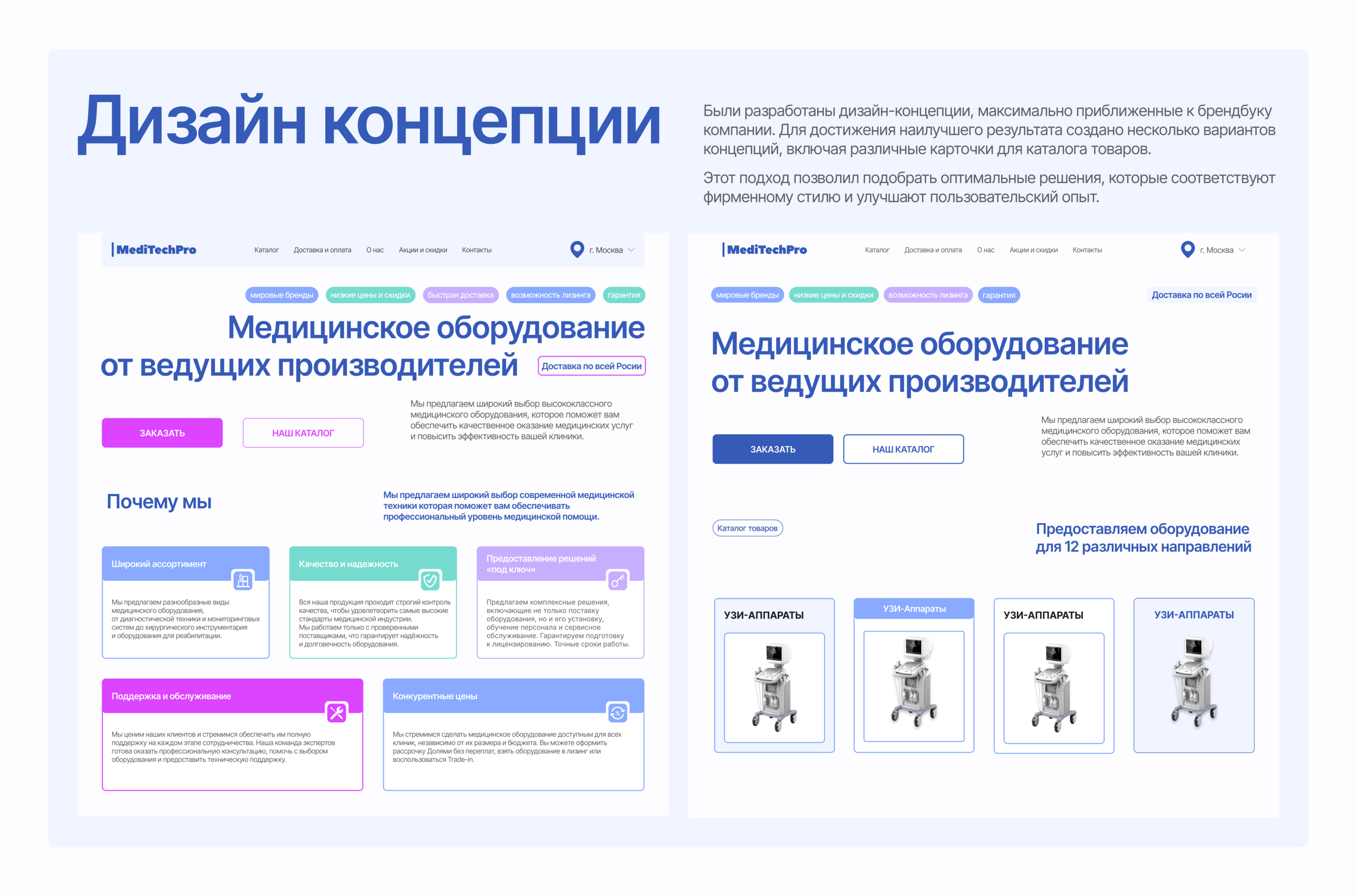 MediTechPro Медицинское оборудование — Изображение №3 — Интерфейсы на Dprofile