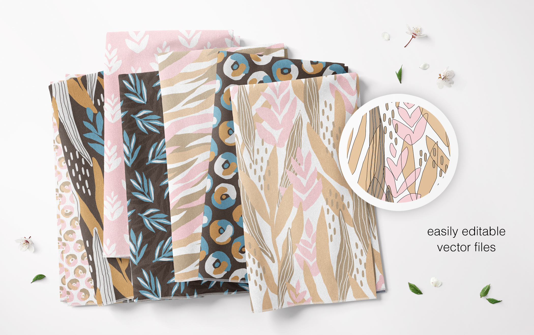 Abstract Weeds and Shapes pattern collection — Изображение №6 — Иллюстрация на Dprofile