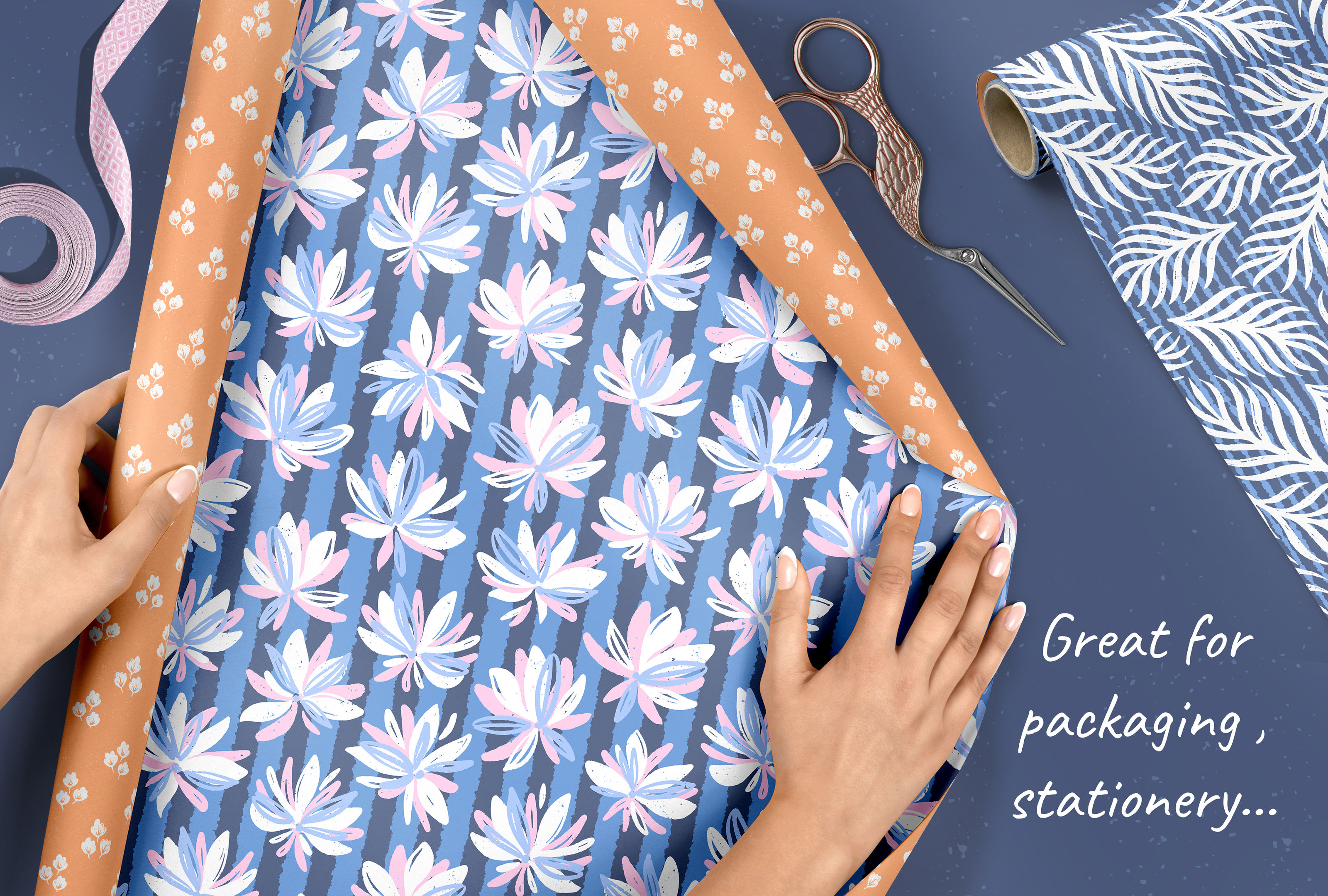 Flower pattern collection — Изображение №4 — Иллюстрация на Dprofile
