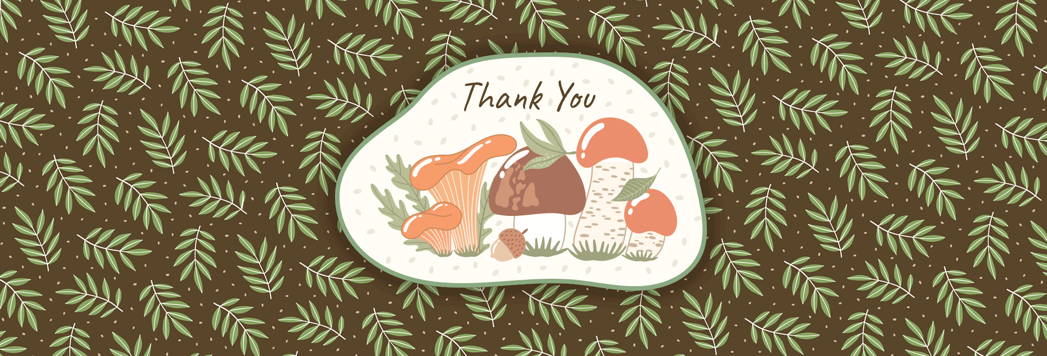 Forest Mushrooms pattern collection — Изображение №7 — Иллюстрация на Dprofile