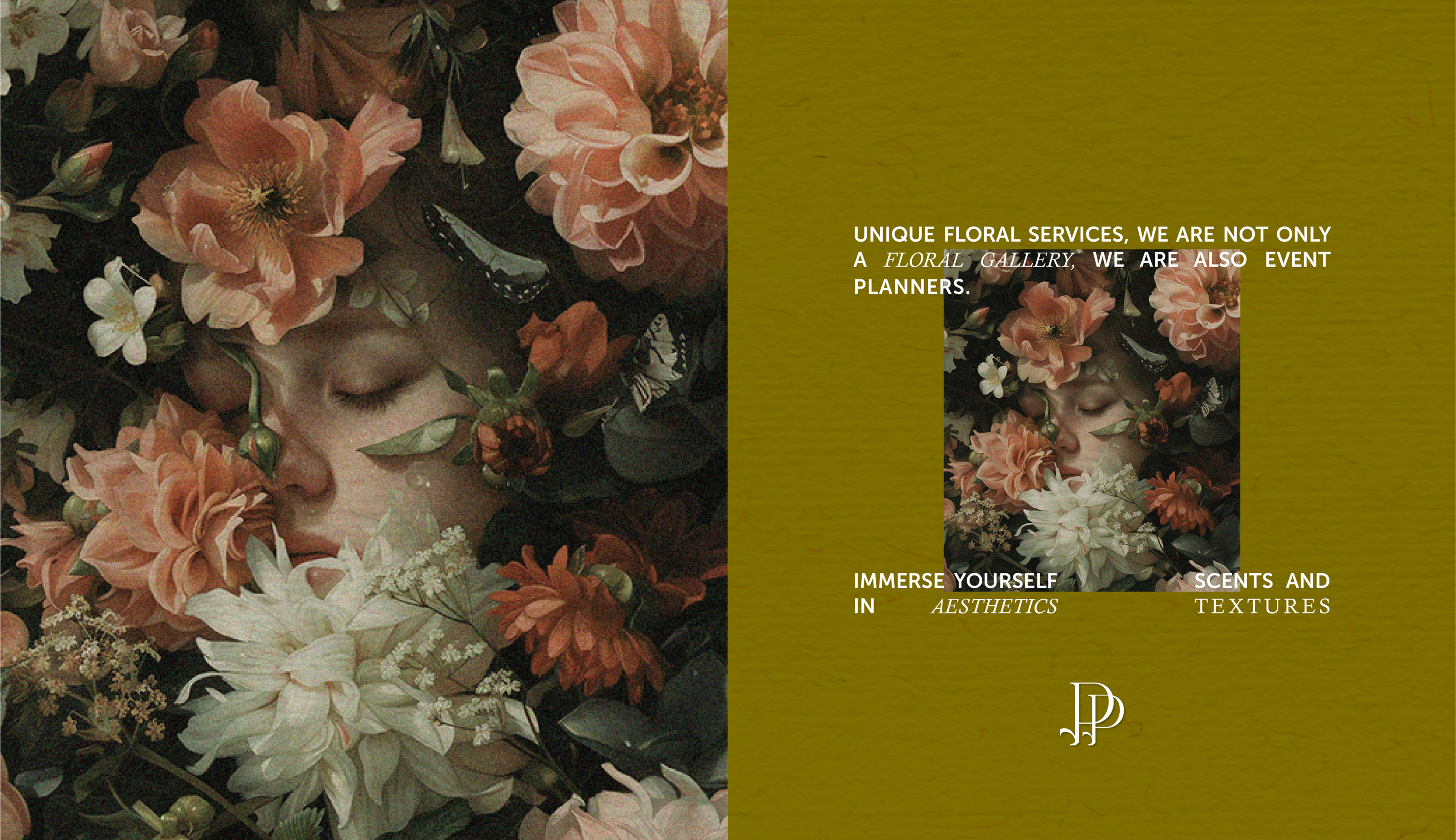 Flower gallery Petal Pallete — Изображение №3 — Брендинг, Графика на Dprofile