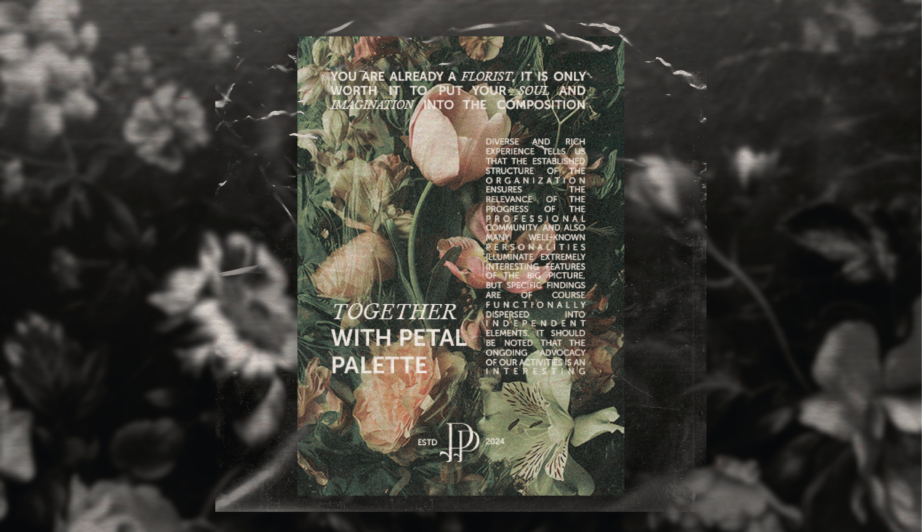 Flower gallery Petal Pallete — Изображение №6 — Брендинг, Графика на Dprofile