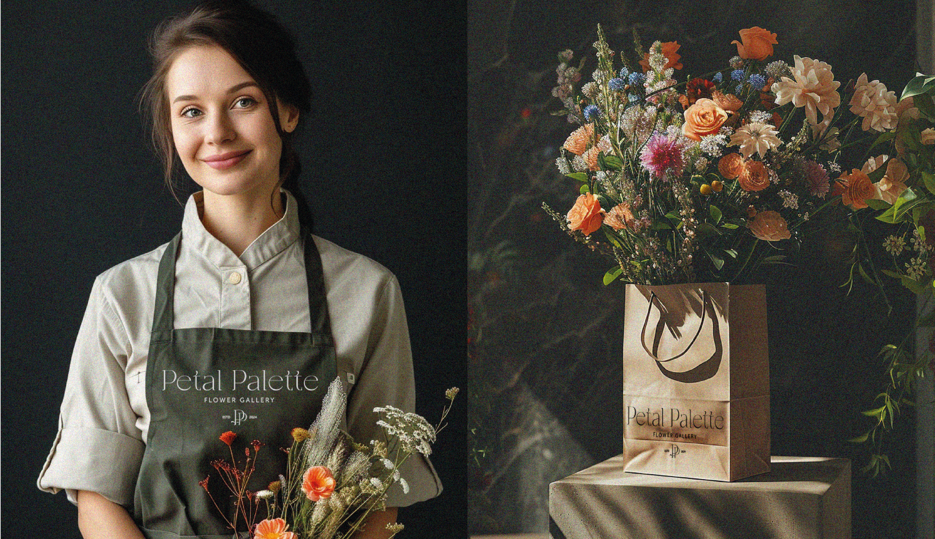 Flower gallery Petal Pallete — Изображение №9 — Брендинг, Графика на Dprofile