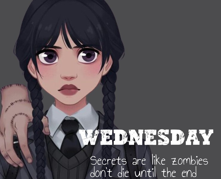 presentation Wednesday , презентация по персонажу — Брендинг, Маркетинг на Dprofile