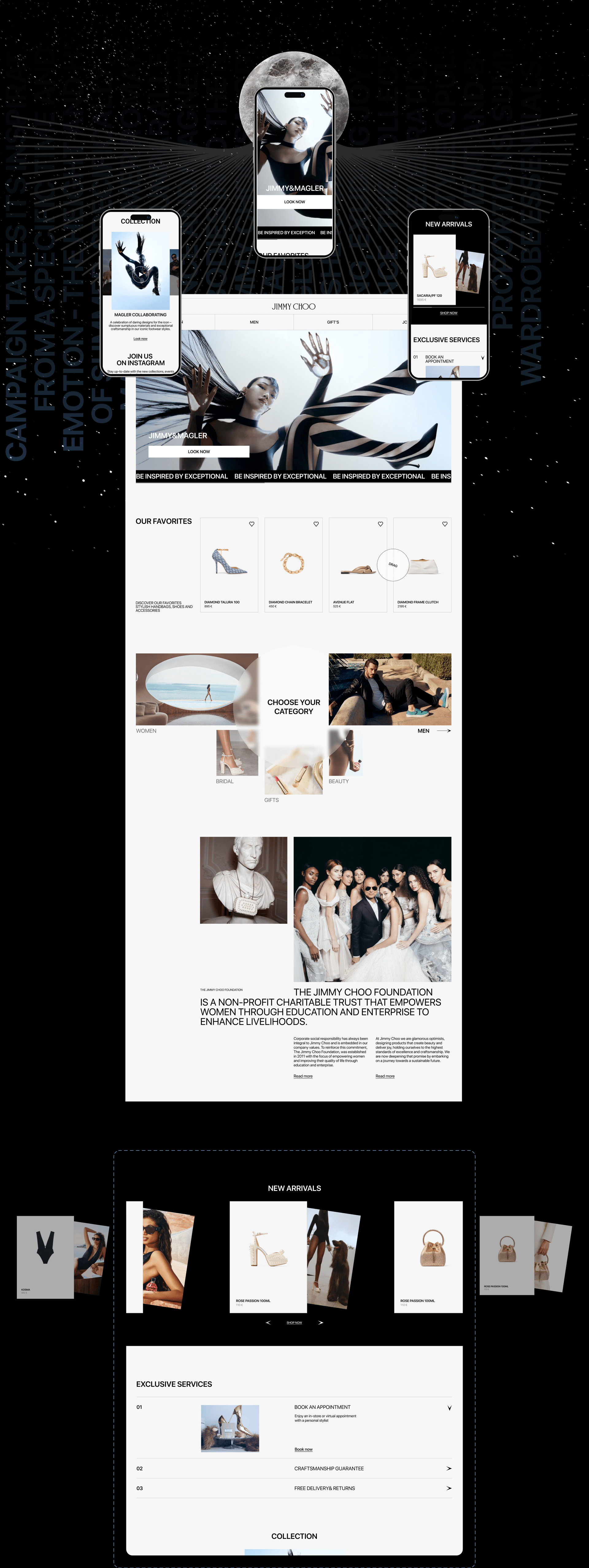 Jimmy Choo | E-commerce — Изображение №2 — Интерфейсы на Dprofile