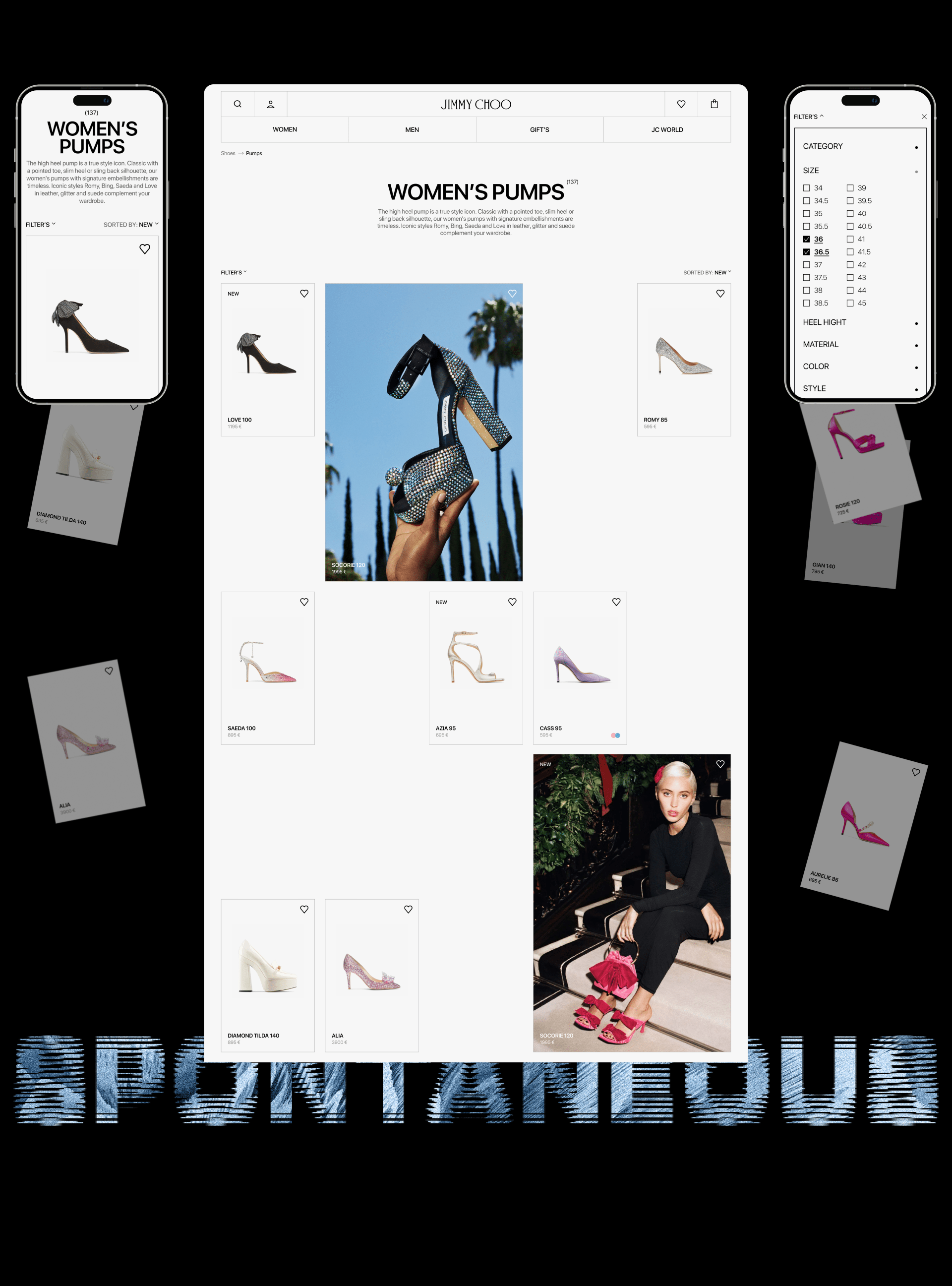 Jimmy Choo | E-commerce — Изображение №4 — Интерфейсы на Dprofile