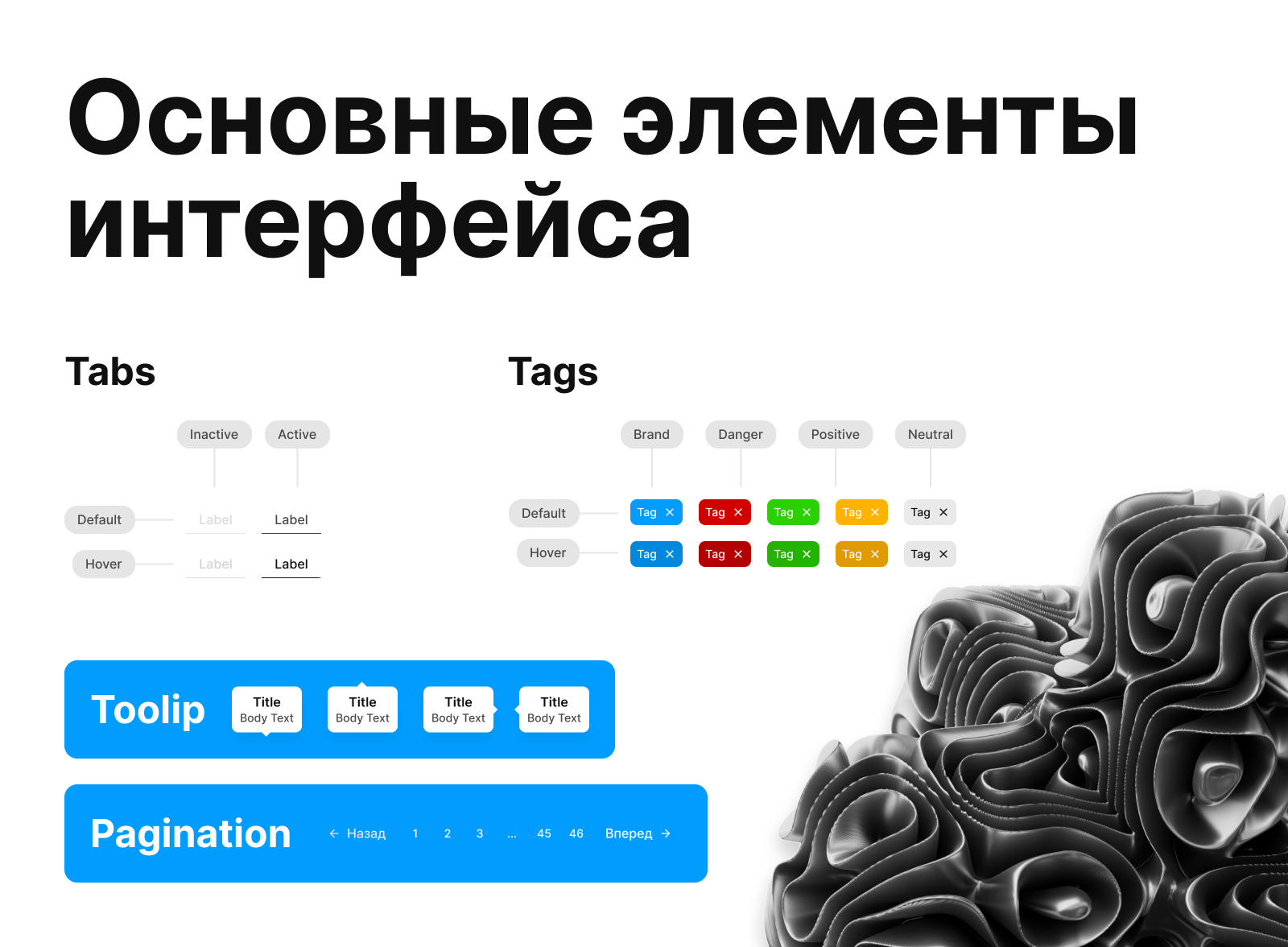 UI KIT MinBase - дизайн система для создания сайтов — Изображение №4 — Интерфейсы на Dprofile