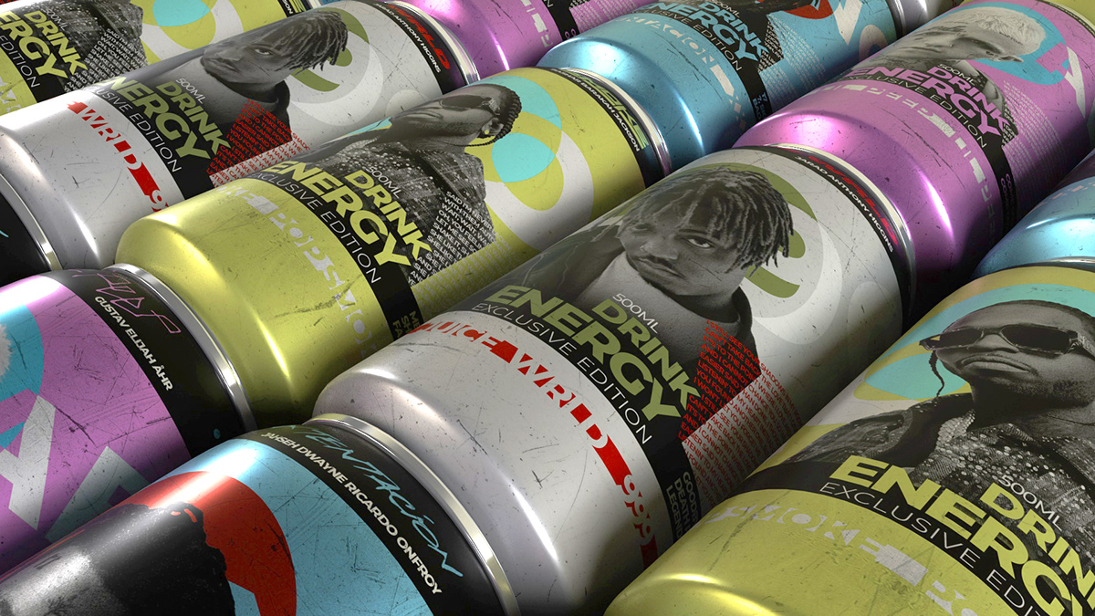 Дизайн банок энергетика | PACKAGE DESIGN - ENERGY DRINK — Изображение №7 — Брендинг, 3D на Dprofile